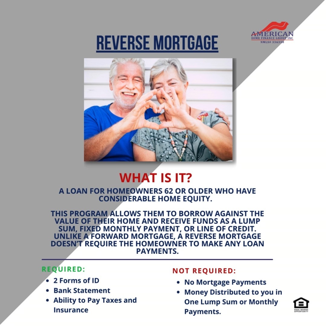 Home Equity Release is a financial option designed for homeowners aged 62 or above with substantial equity in their homes.
This scheme enables you to access funds by leveraging the value of your home, granting you the choice of receiving the money as a lump sum, regular fixed payments, or a line of credit. Unlike a conventional mortgage, a home equity release does not necessitate repayment from YOU, the homeowner.
Required:
✔️2 Forms of ID
✔️Bank Statement
✔️Ability to Pay Taxes and Insurance
Not Required:
❌No Mortgage Payments
❌Money Distributed to you in One Lump Sum or Monthly Payments.
We're ready to assist you with your lending needs.
🏠 American Home Finance Group Inc NMLS # 336310
📍1315 N Dixie Highway, Lake Worth, FL 33460
📞561-865-7488
🌐Amhomefin.com
#americanhomefinancegroup #mortgageinflorida #mortgagebrothers #homeloans #homebuying #buyahouse #financing #homefinancing #homebuyer #mortgagerates #preapproval #lakeworthbeach #lakeworthhomes #lakeworthflorida #lakeworthfl #palmbeachisland #palmbeach #palmbeachfl #palmbeachflorida #palmbeachcounty #palmbeachlife #rentvsbuy #buildwealth #homeownership #bestinvestment #firsttimehomebuyer #opportunity