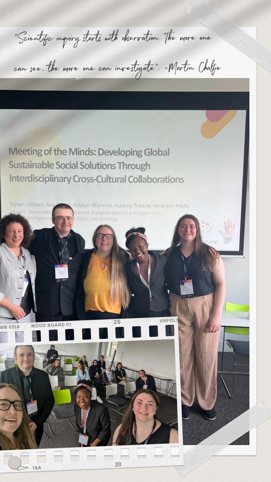 Thursday marked the final day of the World Congress on Undergraduate Research (WorldCUR) at the University of Warwick, and we are thrilled to announce that our students from CWU and VSU SWAP chapters have done an outstanding job presenting their research and receiving feedback from experts in their fields. They were thrilled to share their findings and contribute to the global conversation on pressing issues.
Throughout the conference, our students have gained new insights into critical global issues, such as sustainability, social justice, and human rights. They have also established valuable connections and partnerships with passionate individuals from all over the world. 🤝
Last night, they attended the WorldCUR Gala dinner and dance, where they celebrated their accomplishments and enjoyed the company of their peers. We couldn’t be prouder of our students for representing Central Washington University and Valdosta State University with such passion and dedication. 👏
As the conference comes to a close, we want to congratulate our students on their hard work and dedication. We can’t wait to hear about their experiences and the exciting research they presented. 🎉 #WorldCUR #UndergraduateResearch #InternationalCollaboration #CentralWashingtonUniversity #ValdostaStateUniversity #UniversityOfWarwick #StudentLife #GlobalIssues #ResearchPartnerships #UK #Networking #ResearchConference