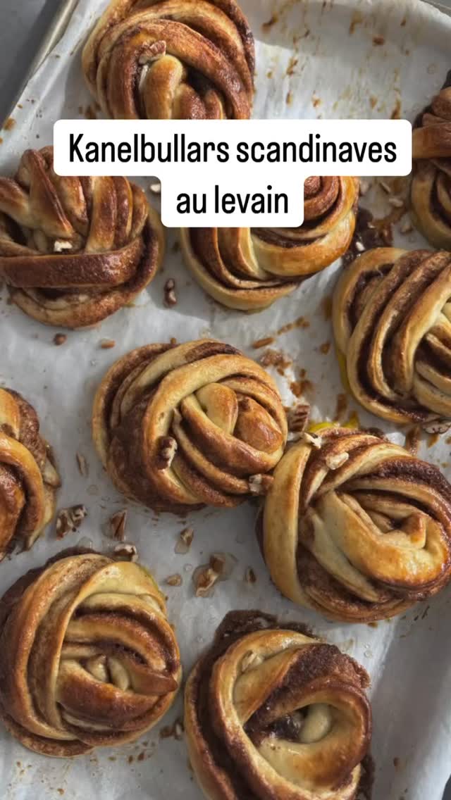 ✨
Un coup de cœur venu du Nord…
Laissez-moi vous emmener dans l’univers des kanelbullar au levain — ces brioches suédoises à la cannelle et à la cardamome qui réchauffent l’âme à chaque bouchée.
Moelleuses, parfumées, elles sont l’allié parfait des brunchs entre amis ou des matins un peu gris ☁️
📖 Tu veux la recette complète?
Commente « RECETTE » et je t’envoie le lien en privé!
#LaMieNomade #SurLaRouteDuLevain #FournéesÉphémères #kanelbullar #noeudsalacannelle #levainnaturel #voyagegustatif #briochesmaison
#creationaulevain