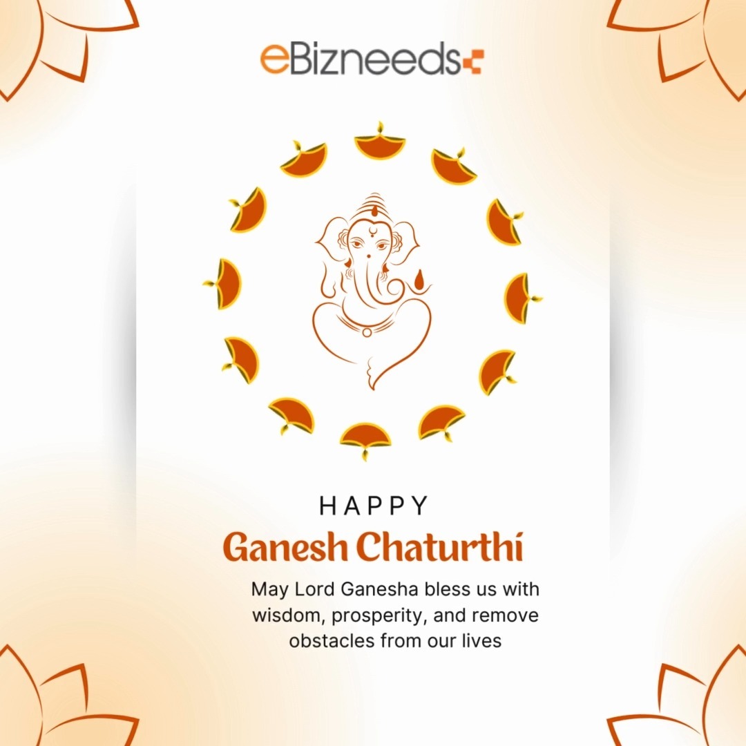 ๐From our #eBizneeds family to yours, wishing you a joyful and blessed Happy Ganesh Chaturthi! ๐
As we celebrate the arrival of Lord Ganesha, may his blessings bring joy, prosperity, and wisdom to your life.
Letโs come together to welcome Ganesha with open hearts and vibrant festivities. Whether youโre decorating your home, enjoying delicious sweets, or participating in local celebrations, letโs make this Ganesh Chaturthi memorable!
๐Ganpati Bappa Morya! ๐
#HappyGaneshChaturthi #HappyGaneshChaturthi2024 #GaneshChaturthi2024 #GaneshChaturthi