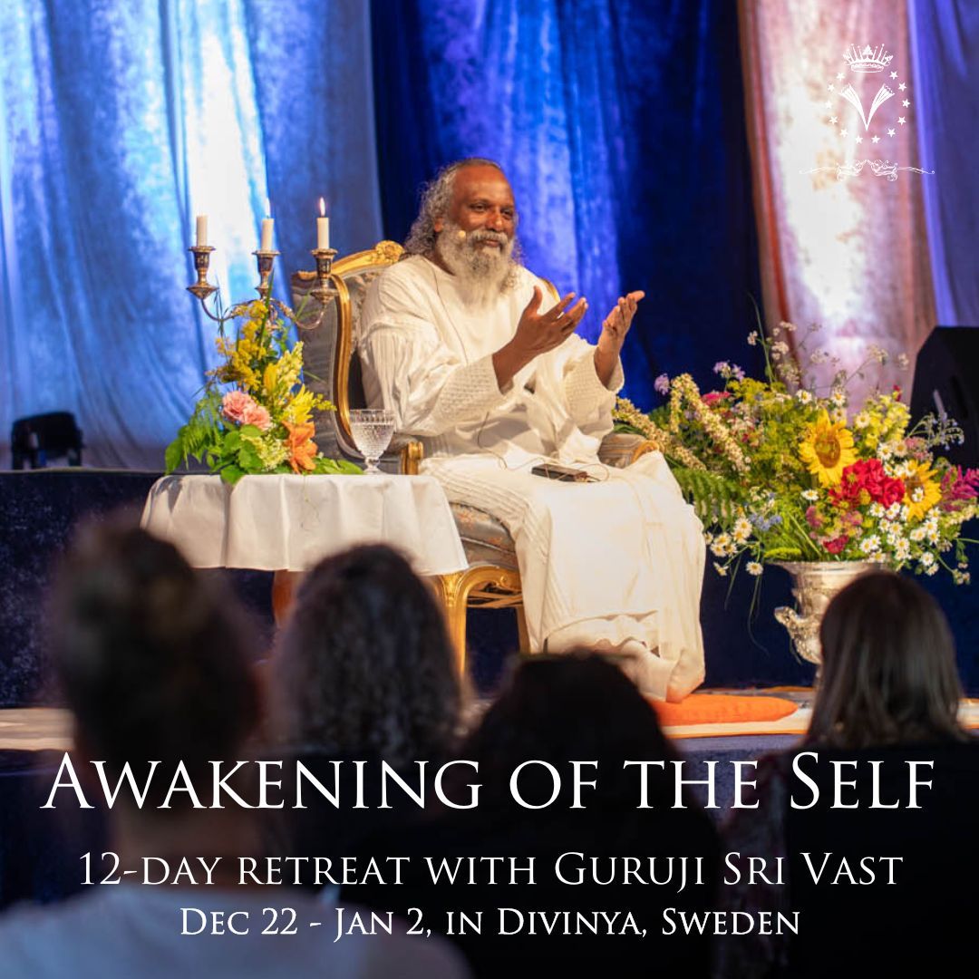 As winter draws closer, a serene and peaceful nature scenery unfolds itself, bringing forth stillness and a time for reflection - reminding us to reconnect with our inner self and revive the profoundness and deeper meaning of life.
We warmly invite you during this auspicious time of the year for a celebrative togetherness in the graceful presence of the living Master Guruji Sri Vast in the Divinya community. The 12-day Retreat 'Awakening of the Self' is held over Christmas and New Year.
Awakening of the Self Retreat
Dec 22 - Jan 02
in Divinya, South of Sweden
Register for retreat at:
www.divinya.org/awakening-of-the-self
Link in bio
Limited places available.
#GurujiSriVast #enlightenedmaster #enlightenment #wisdom #spirituality #selfrealization #divinya #spiritualcommunity #satsang #innerpeace #spiritualguidance #selftransformation #spiritualjourney #spiritualretreats #retreat #swedenretreat #lifepurpose #meaninginlife