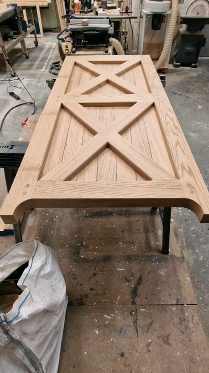 A Bespoke Oak Gate #GATE #garden gate ##GARDEN #Garden