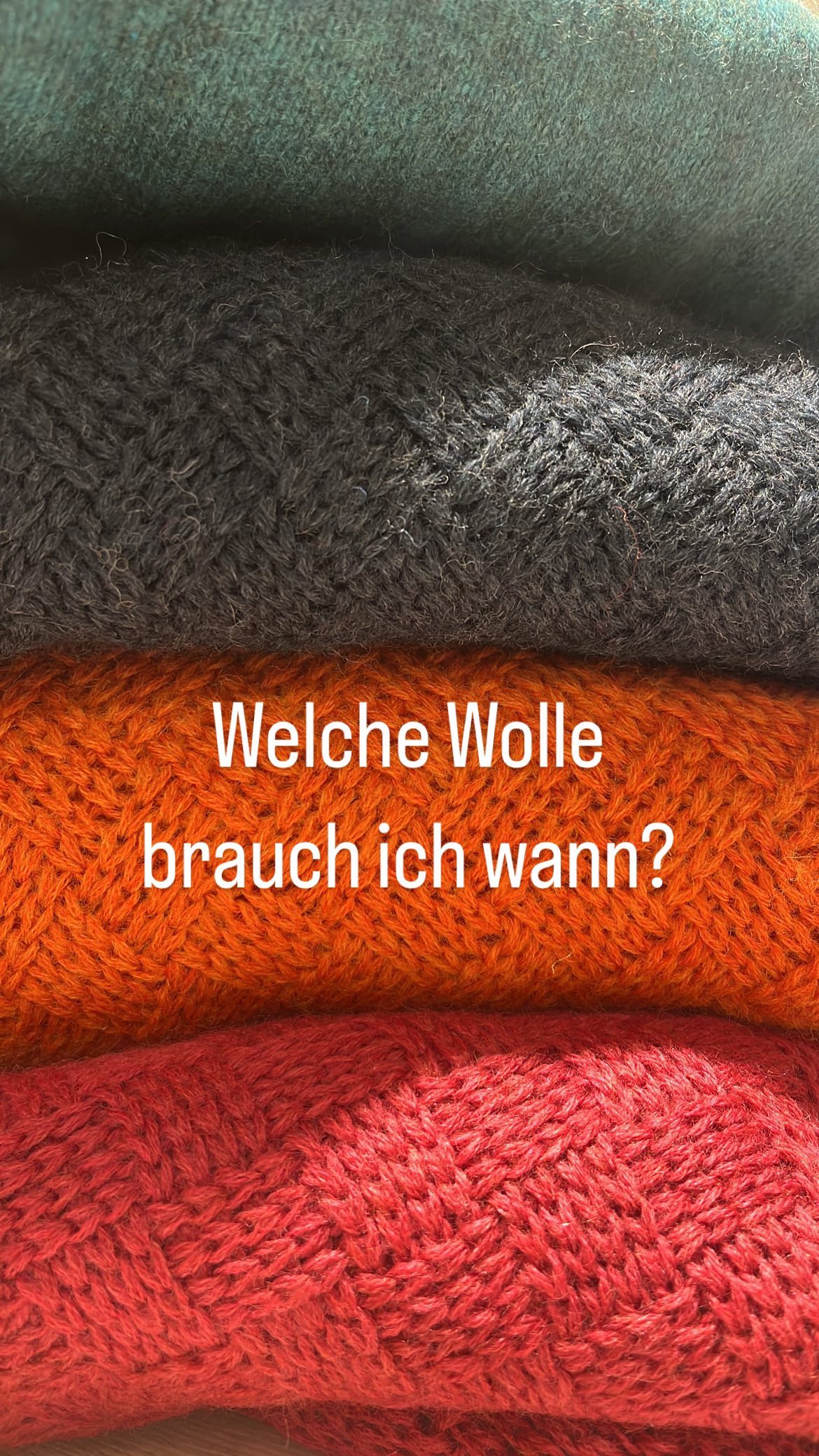 Ob Strick, Walk oder Sportstrick - alles hat seine Einsatzzwecke. Und ich zeige euch, was sich für was eignet :)