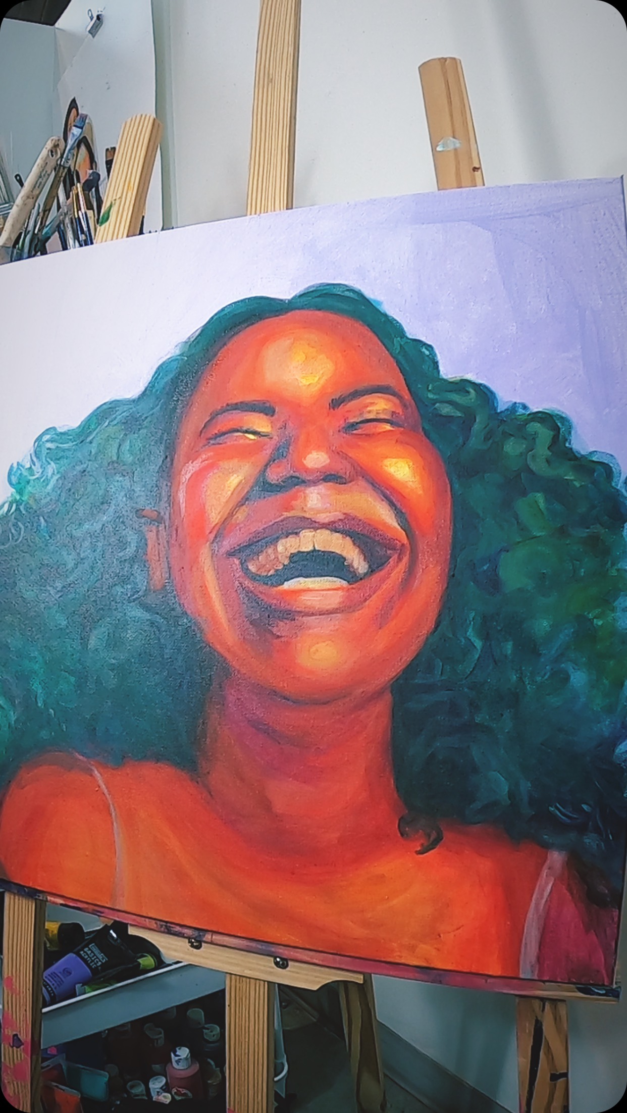 Seguimos pintando poco a poco 🥰
Que piensan 👀 le voy a agregar unas chinolas (passion fruits) 😊😊