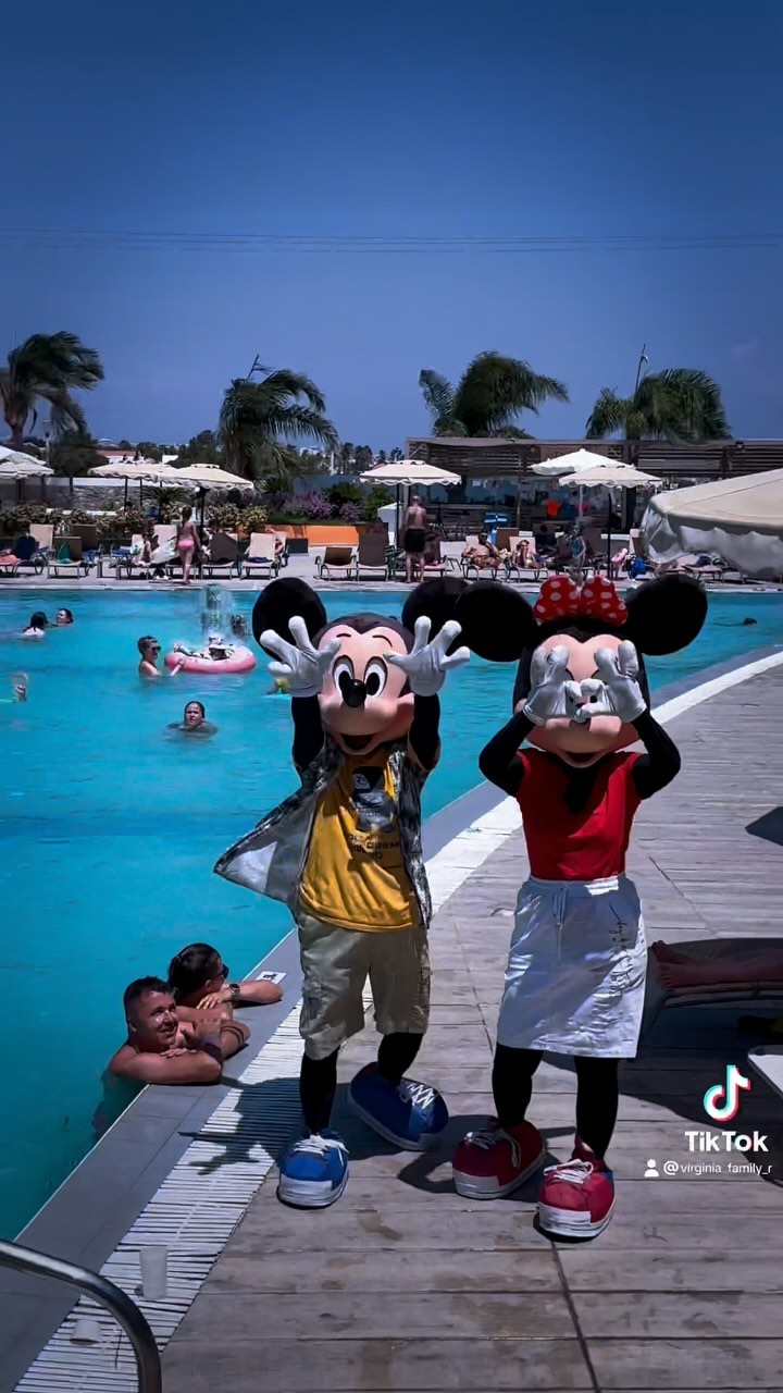 Minnie & Mickey in the house!☀️🍉🏝️
#VirginiaFamilyResort #rhodes #familyvacation #paradisefound #greece #summervibes #fyp #foryoupage #travel #travelbucketlist #beachresort #allinclusive #familyfriendly #travelgoals #holidayvibes #summerescape #minniemouse #mickeymouse #disney #familyresort #familyvacation #minnieandmickey #poolfun