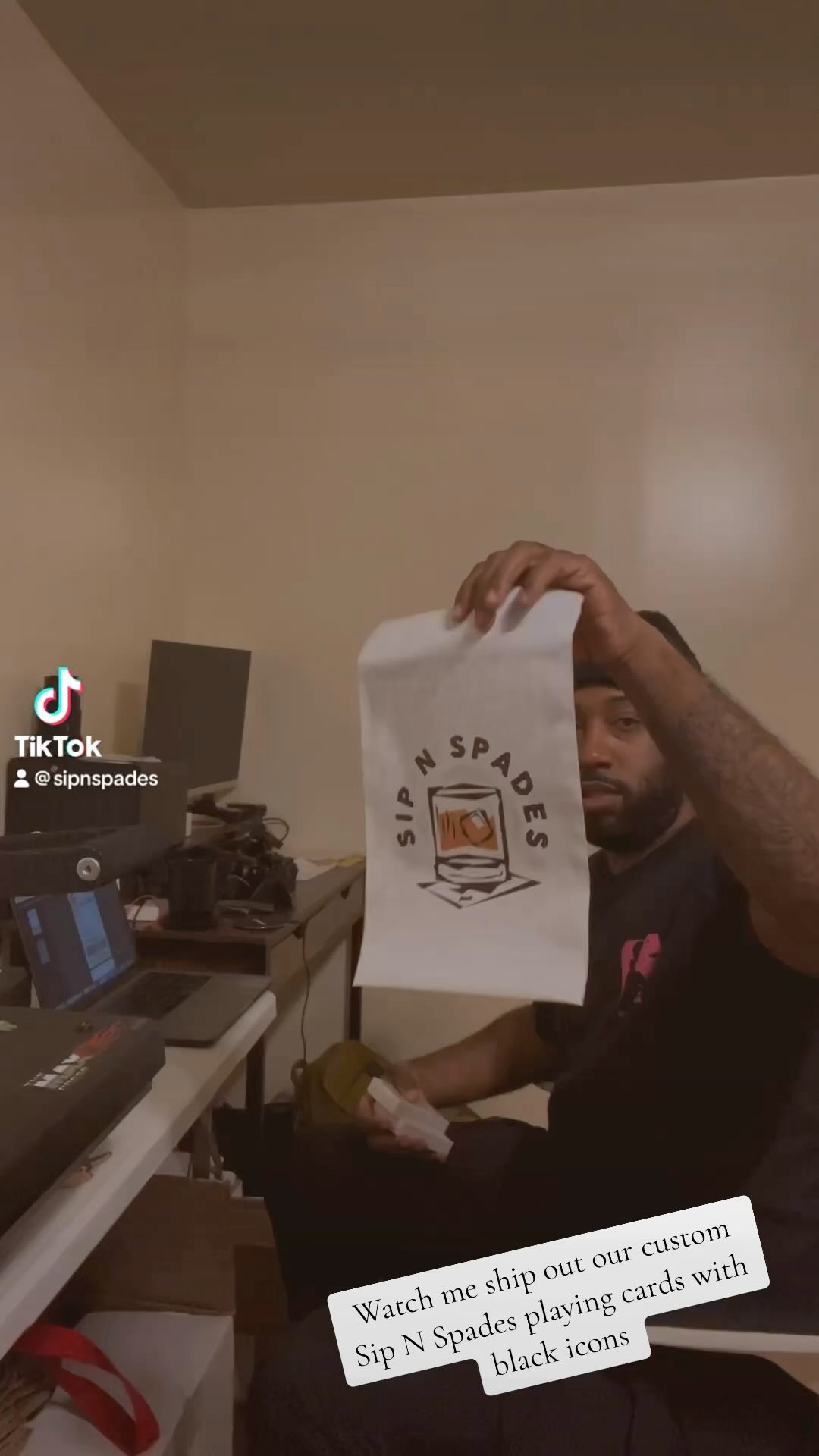 Behind the scenes at Sip N Spades shipping out orders. Be sure to click the link in the bio and grab your decks!
#sipnspades #spades #playingcards #gamenight