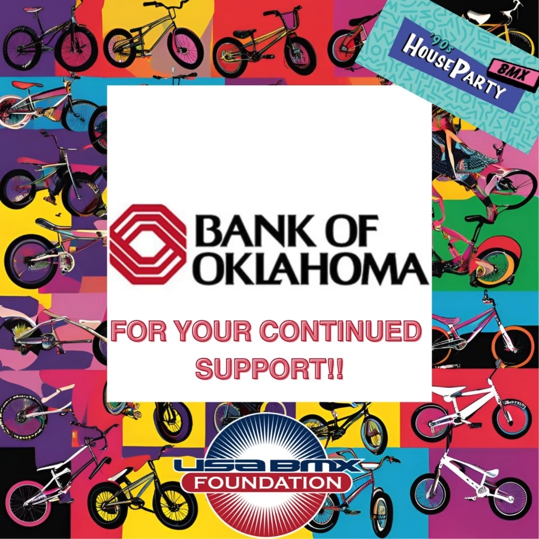 Big shout out to @bankofoklahoma , for their continued support! #partywithapurpose #bmxgala #usabmxfoundation #bmxfreestyle #bmxtulsa #gala #sponsors #houseparty
https://usabmx.regfox.com/bmxgala2024