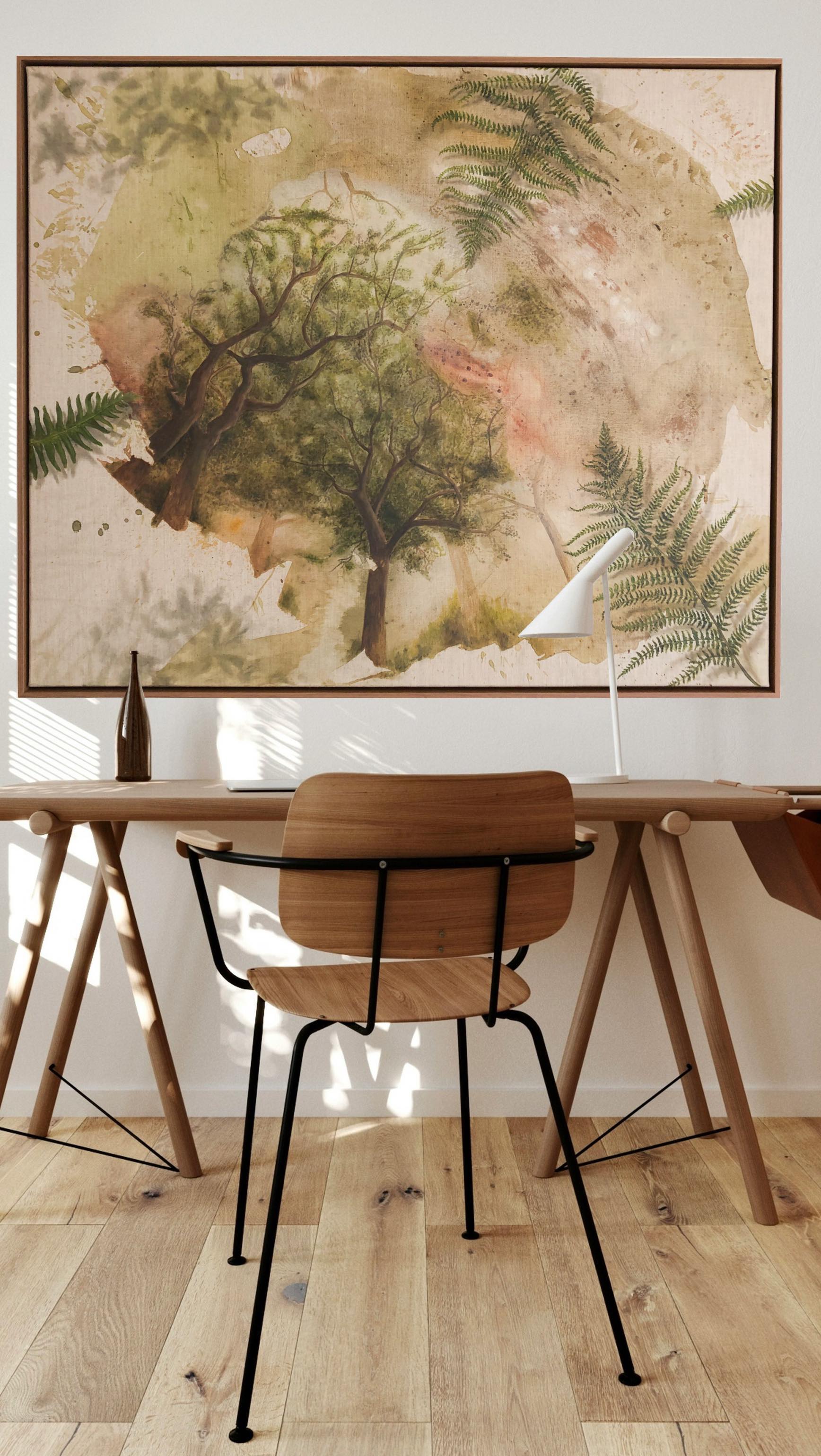 Het bos-schilderij is af✨🌿, hier het hele avontuur vanaf het bos tot aan de muur. (Reveal aan het eind!).
Het originele schilderij is vanaf woensdag 3 juli te koop op mijn website, en …. Ik werk hard aan speciale kunstafdrukken (art prints) op hoge kwaliteit canvasdoek. Die komen binnenkort! Reageer hier met ‘schilderij’ en ik stuur een seintje zodra ze er zijn👇🏻.