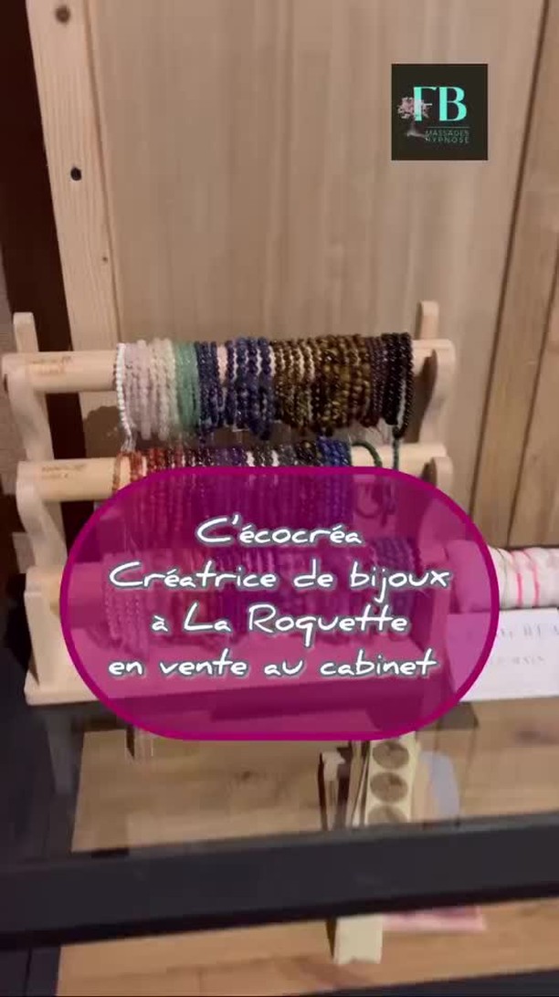 Retrouvez mes créations chez @fb_massages_cotedazur à Saint-Martin-Du-Var
Besoin d'une idée cadeau de dernière minute ?
Vous savez où aller 😉
Vous pouvez en profiter pour prendre RDV pour un massage qui vous permettra de vous ressourcer avant les fêtes de fin d'année ou pour offrir une carte cadeau au pied du sapin !
#cecocrea
##cecocreabijoux06