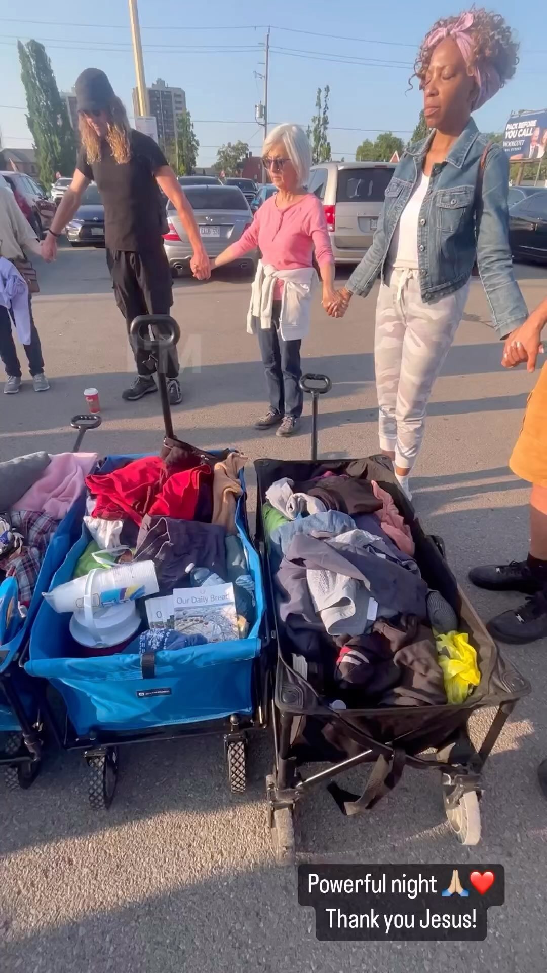 Amazing night at Love on Hamilton 🙏🏼
So many new people joined us after finding our group online!! Thank you Lord, we’re always praying for more labourers!! The harvest is PLENTIFUL my friends, but we need more believers sharing the good news ✝️
If we truly believe what the bible says, then we should love our neighbour as much as we love ourselves and tell them the TRUTH about eternity!!
We ran into a young guy named Anthony near mission services, and wow what a divine appointment!! He said he’s ready to get baptized and fully commit his life to Jesus 🙌🏼
He had surgery done on his knee and had to give up all sports because now it’s always in pain. So of course we prayed!
We had someone on our team pray, that hasn’t seen a healing yet. First prayer, nothing changed, second prayer he noticed a difference! The third time we commanded the pain to go, he was shocked 😮 he said it feels so good, he wants to jump!
Praise Jesus! He walked with us a far distance because he wanted to keep talking and was amazed the pain was gone!! He even said he’s now going to sign up for football again next year 🙌🏼 haha God is so good!
Praying we see him Sunday.
This is one of many testimonies from last night 🔥