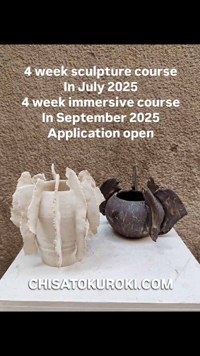 #japaneseceramic #ceramicretreat #internationalceramiccourse #rakuworkshop #rakufiring #ceramicajaponesa #ceramic #pottery #ceramicretreatinjapan #raku #ceramic sculpture #sculpturecourse #sculpture