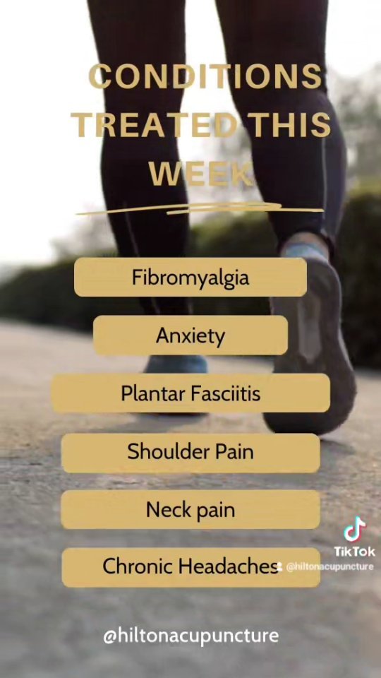 What can we help you with? π Give us a call to schedule your consultation. βοΈ
#hiltonacupuncture #acupuncture #tcm #pain #fibromyalgia #anxiety #acupunctureworks