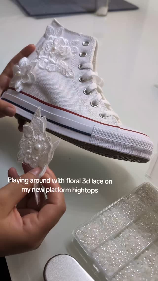 There’s something so satisfying about playing around with 3D floral lace 🌸 It’s giving soft, romantic, and ✨Pinterest-worthy✨ Should I lock in this layout or keep playing?
#trending #instagram #bridestyle #upliftingcloset #love #smallbusiness #white #converse