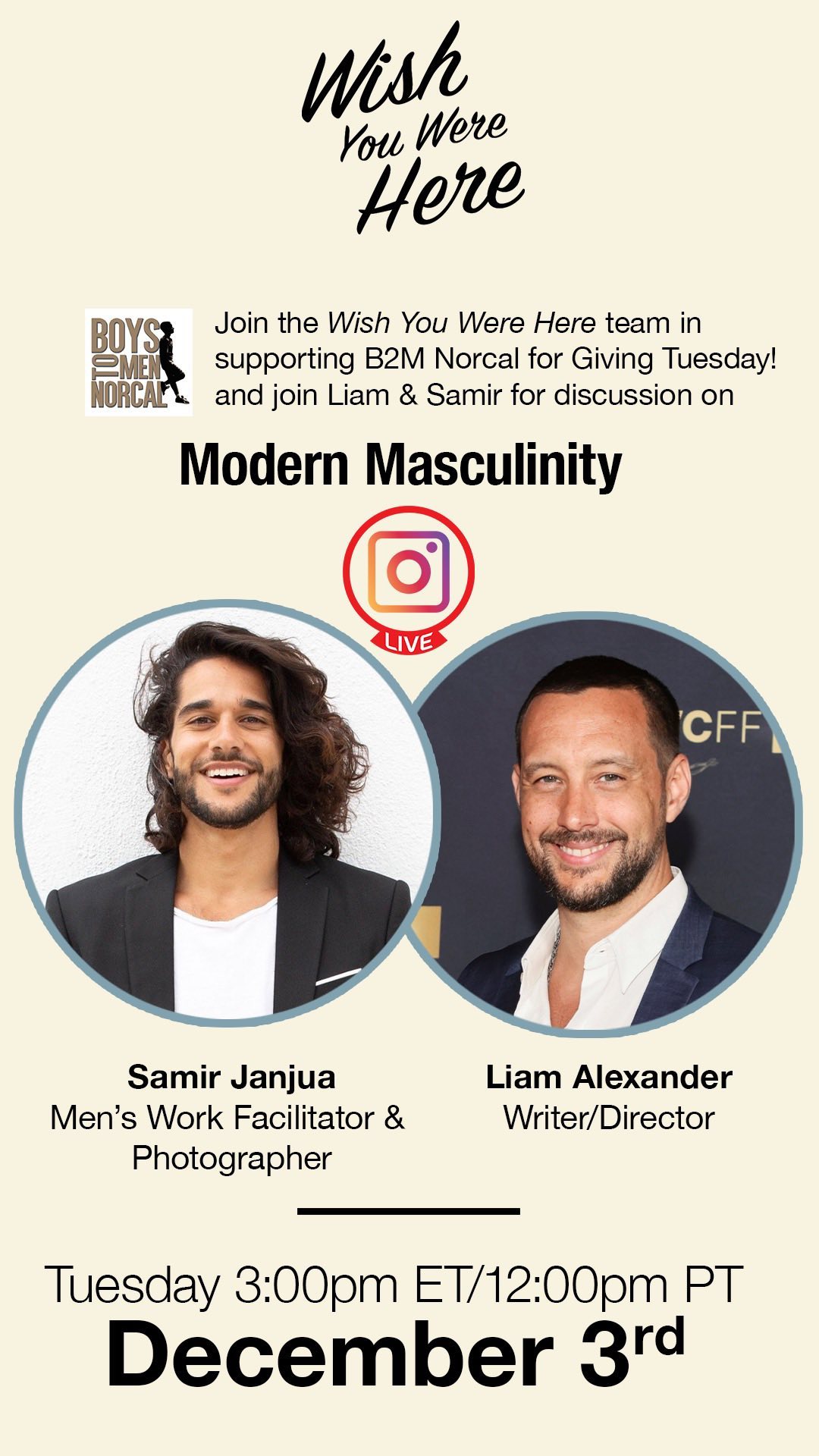 Check out our conversation with @samir_janjua on modern masculinty
