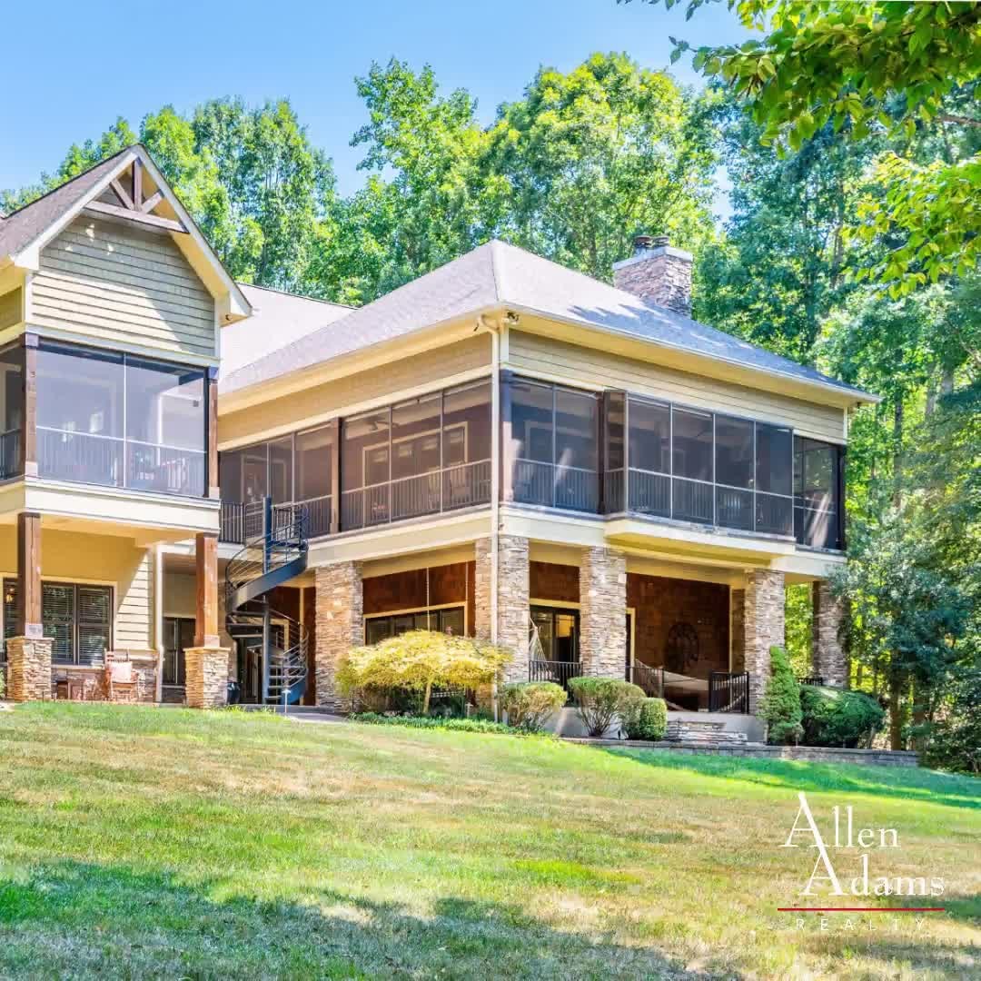Exquisite waterfront home on a 1.14-acre cul-de-sac lot offering the best in quality craftsmanship and detail. Enter through custom stained-glass doors to an inviting, elegant yet comfortable home. The main floor great room features a stunning barrel ceiling, built-ins, and a gas fireplace and adjoins the open dining and kitchen w/ island, stainless appliances, granite counters, and built-in desk. Just off the great room is an expansive screen porch with kitchen/grilling area. Primary suite on main with lavish en-suite, walk-in closet and its own private screen porch overlooking secluded backyard. Secondary bedroom w/ en-suite on this level as well. Upstairs, find an amazing media room and half bath. The lower level offers a large great room w/ gas fireplace, built-ins, and rec room/billiard area. Two bedrooms with en-suite baths, an additional room w/ en-suite bath & closet, and an exercise room complete this level. Semi-finished heated/cooled basement storage. Additional storage accessed from the outside for lake toys and/or lawn equipment. Pier with deck, covered dock, 2 boat lifts (one cable lift and one new Hydrohoist float lift) and 2 jet ski lifts.
MLS LISTING: https://api.ripl.com/s/zigfi3
PROPERTY LISTING & VIRTUAL TOUR: https://api.ripl.com/s/cv9vt6
8921 Linden Grove Ct.
Sherrills Ford, NC 28673
Bill Adams - REALTORยฎ
https://api.ripl.com/s/staxgu
https://api.ripl.com/s/keb8a0
#lakenorman #lkn #lakenormannc #lakenormanrealestate #milliondollarlisting #sherrillsfordnc #billadamsrealtor #allenadamsrealty