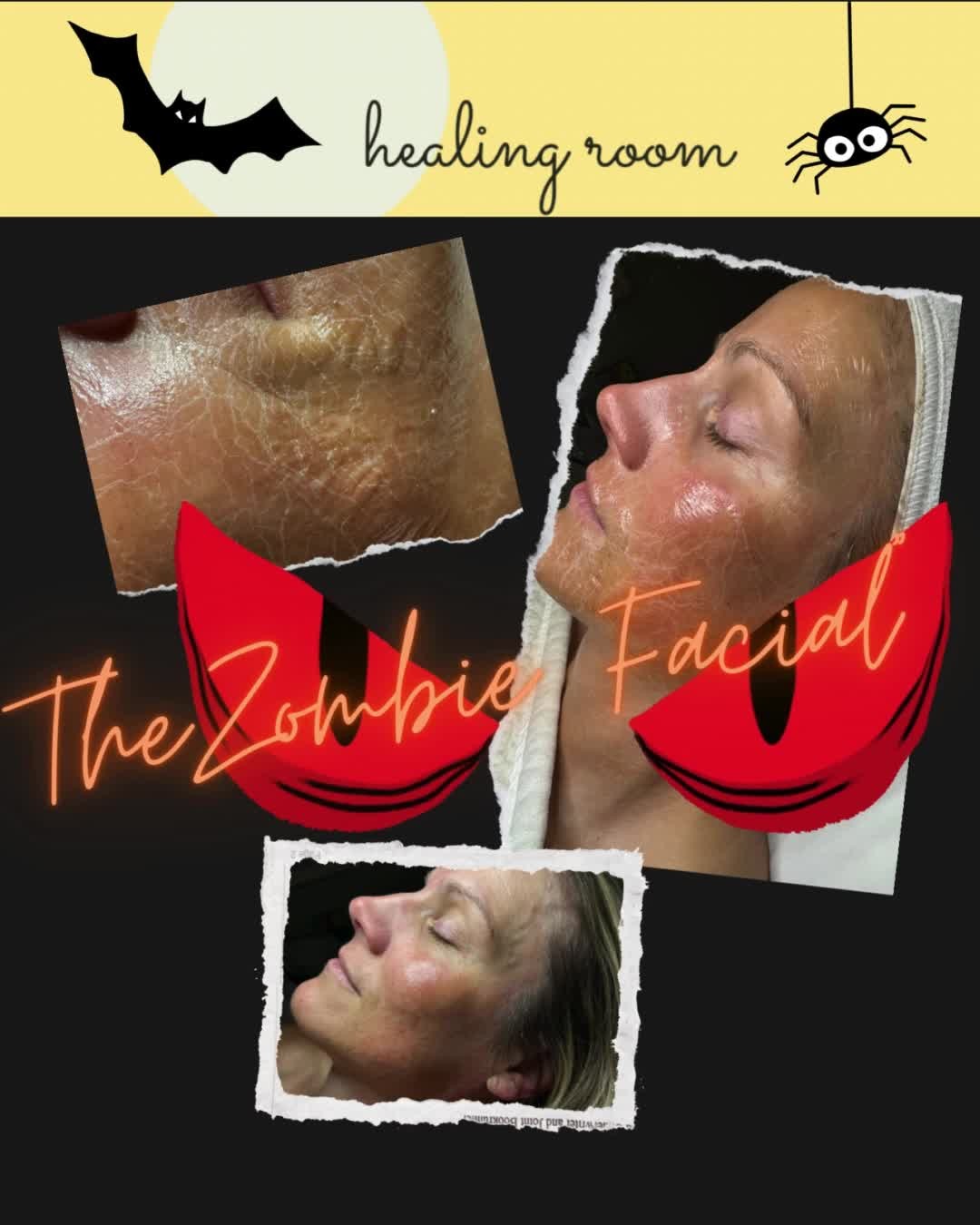 Get in the Spooky Mood with a #circadiapeptidefirmingmask#instantgradification#beautify#tightenskin#youngskin#youngerskin#skincare#selfcare#zombiewalk2024