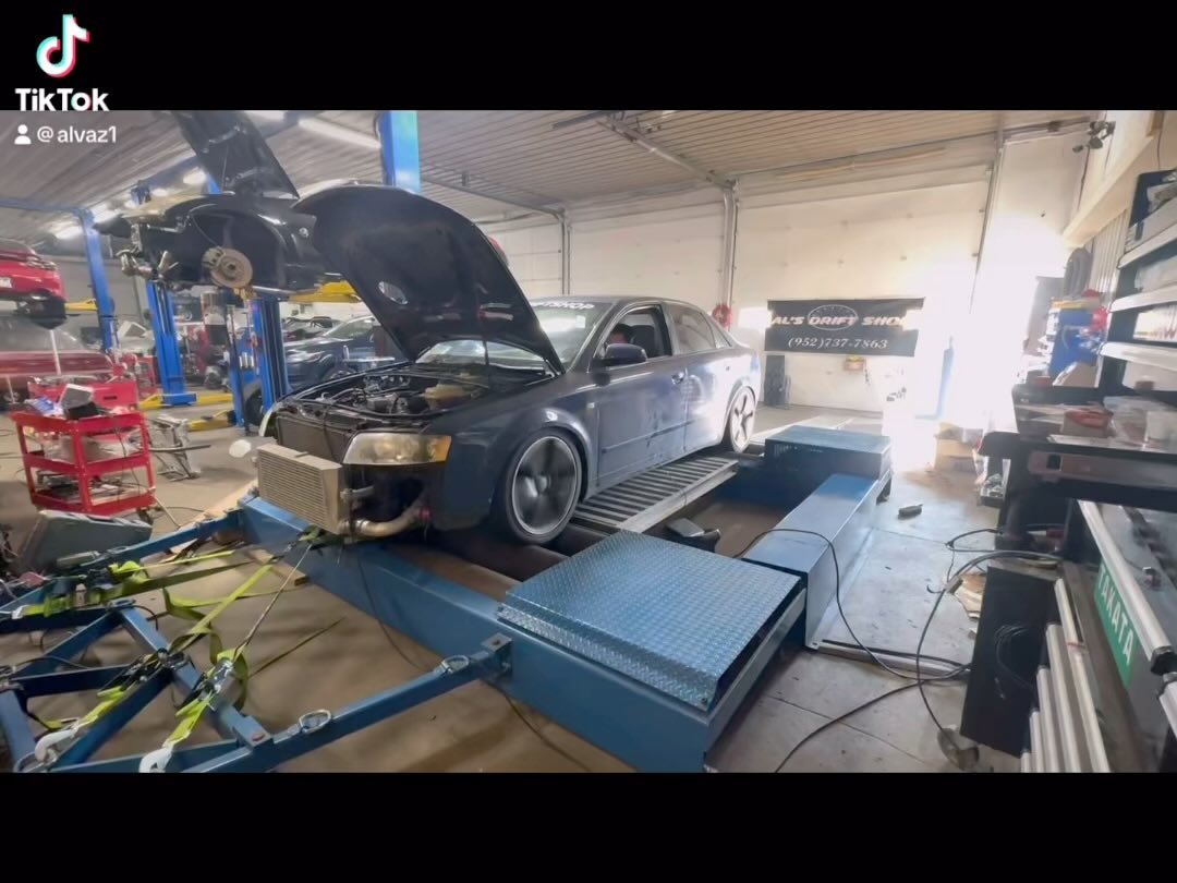 Audi A4 on Emu Black ecumaster system turbo, intercooler and injectors. @ecumasterusa #audi #a4