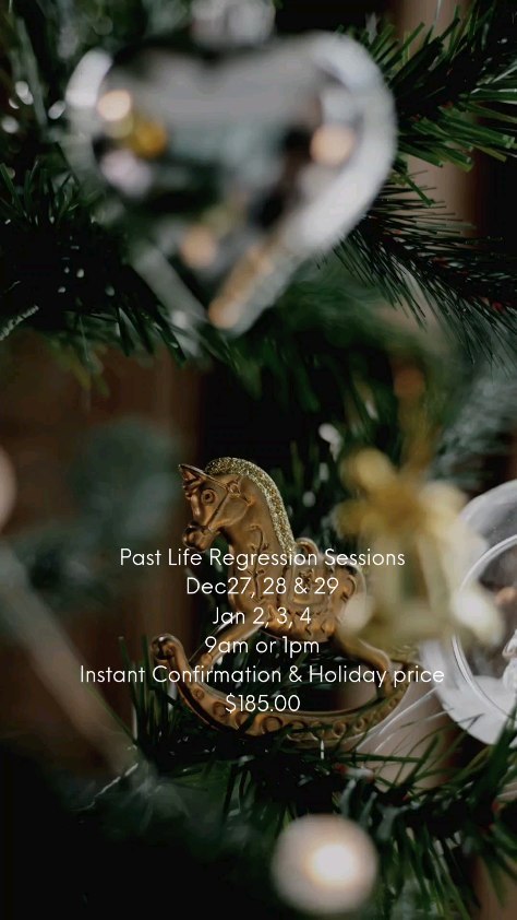 Finally! I am happy to share that I have opened up 6 dates over the holidays for Past Life Regression sessions.
Thank you so much for your patience, this Fall was extremely busy with school, and I apologize to those who requested sessions but had to wait!
I am offering sessions for only $185 and confirmation is instant on these dates only.
These powerful sessions are 3 hours in length. We discuss your specific goals and interests so I can guide you in a highly personalized way. Using hypnosis, I serve as your guide on your past life journey to help you gain as much information as possible. After your journey to other times and places, we integrate and discuss your experience.
Past Life Regression Sessions are deeply healing and offer the opportunity to
⚡️cut karmic cords
⚡️understand multi-lifetime patterns
⚡️uncover primary lessons
⚡️identify soul mates and soul family
⚡️clear physical, mental, and emotional
imprints
⚡️forgive and heal
⚡️find more appreciation for your current
Life
DM any questions you have! All participants receive a past life workbook and a copy of all session notes.