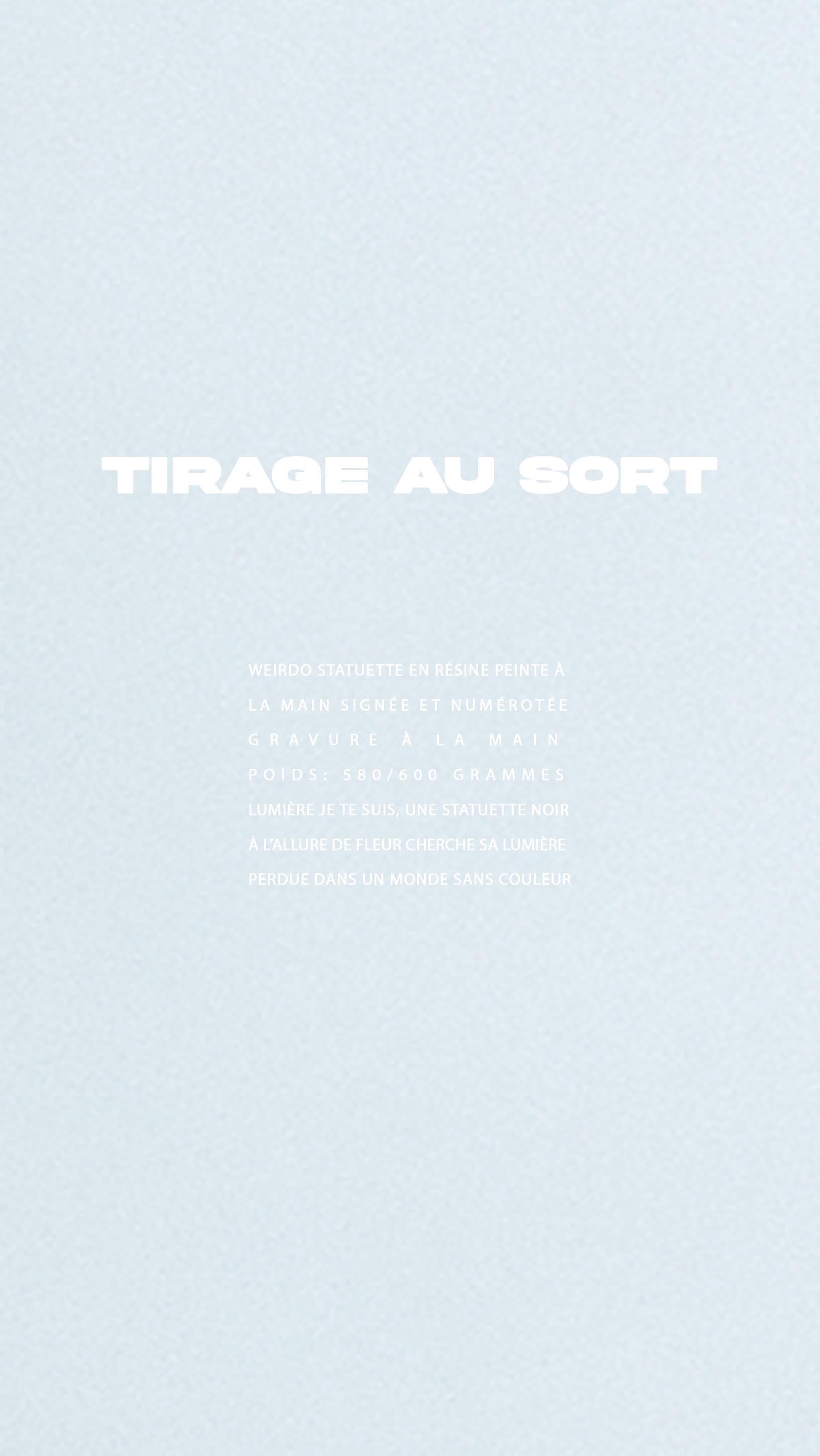 JEUX CONCOURS ! 🎁 TIRAGE AU SORT CE DIMANCHE 15/09✨
Pour avoir passé la barre des 500 abonnés et vous remercier de suivre le développement de DSA CUSTOM à travers la Weird flower, pas un, ni deux mais 3 tirages au sort seront effectués pour gagner des sorties exclusives.
🚨Condition : Likez, partagez le dernier réel et abonnez vous si vous ne l’êtes pas déjà !
Lot 1 : Weird statuette (130 euros)
Lot 2 : T shirt « chill out mec » (35 euros)
Lot 3 : Casquette Weird flower (35 euros)
3D/Montage : @bl.ghost_
#weirdcommunity