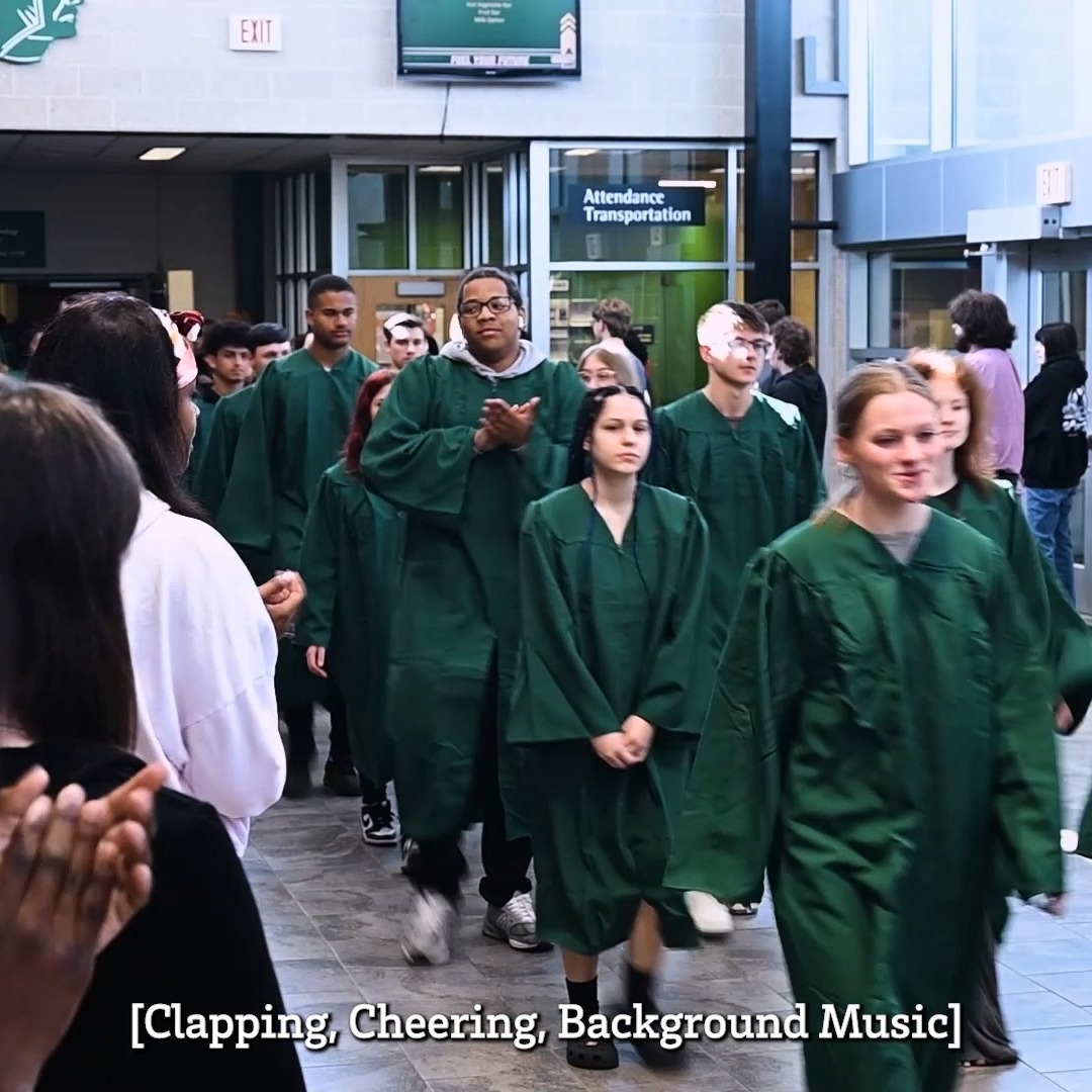 Yesterday, the Class of 2024 participated in the annual tradition of walking our halls one last time. Staff and underclassmen lined the route to cheer for these soon-to-be graduates. We're #YorkTechProud of our seniors, and we can't wait to honor them during commencement tomorrow!