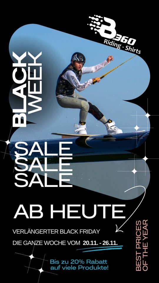 Ab jetzt großer Black Week sale bei B360...