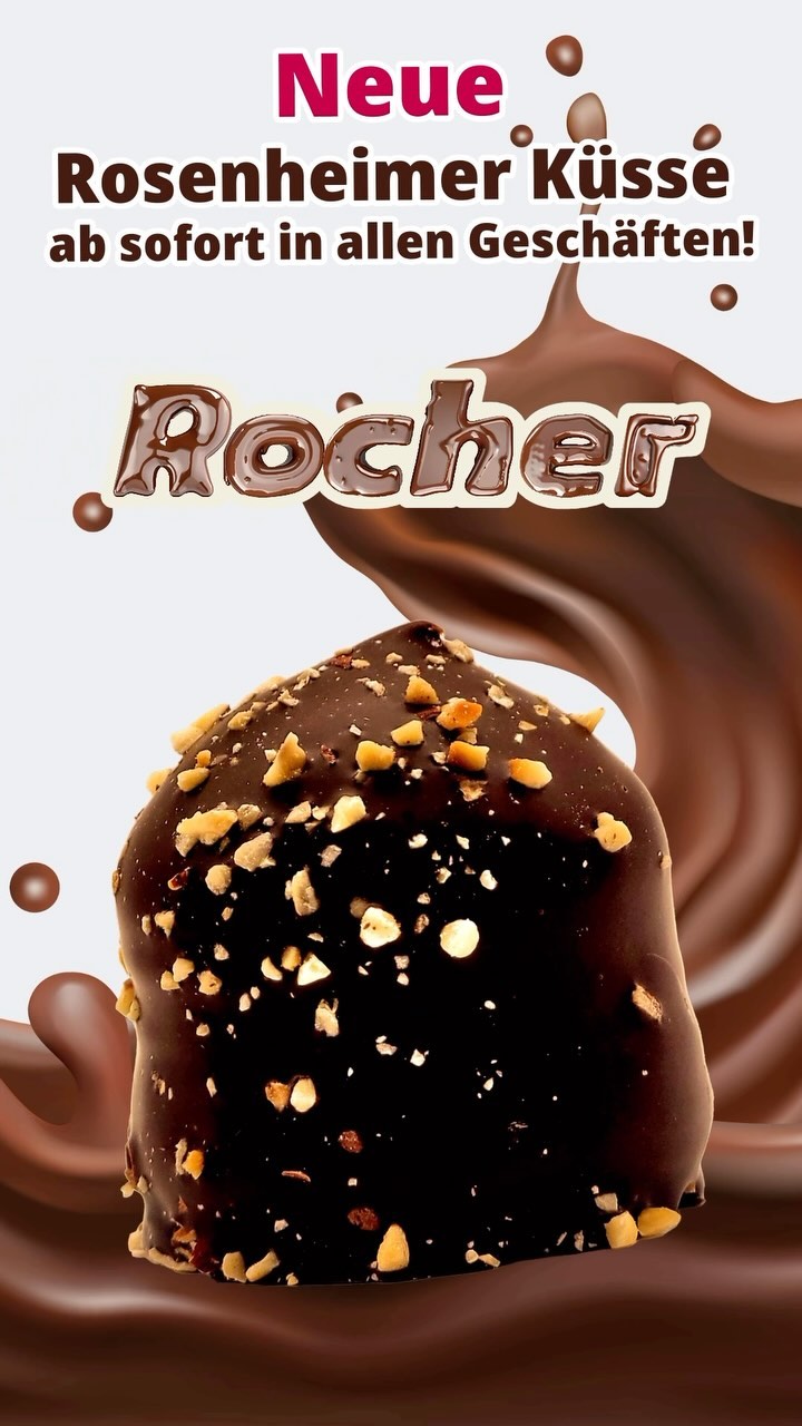 Ab sofort in allen Bergmeister-Geschäften: neue leckere Sorten Rosenheimer Küsse.
Rocher sind mit gerösteten Haselnüssen bestreut und mit Nougat-Schaum gefüllt.
Kirsch-Vanille überzeugen mit feinem Vanille-Kirsch-Schaum und werden gekrönt von einer Kirsche.
Weißer Kokos bringt Erinnerungen an den letzten Sommer und Stracciatella lieben einfach alle! Mit knackigen Schokostückchen auf weißer Schokolade, gefüllt mit Vanille-Schaum ist er einfach unwiderstehlich!
.
#schokoküsse #schaumküsse #lecker #unwiderstehlich #schokolade #bäckereibergmeister #rosenheim #kolbermoor #badfeilnbach #feilnbach #schlossberg #schloßberg #stephanskirchen #wasserburg #wasserburgaminn #raubling #thansau #rohrdorf #neubeuern