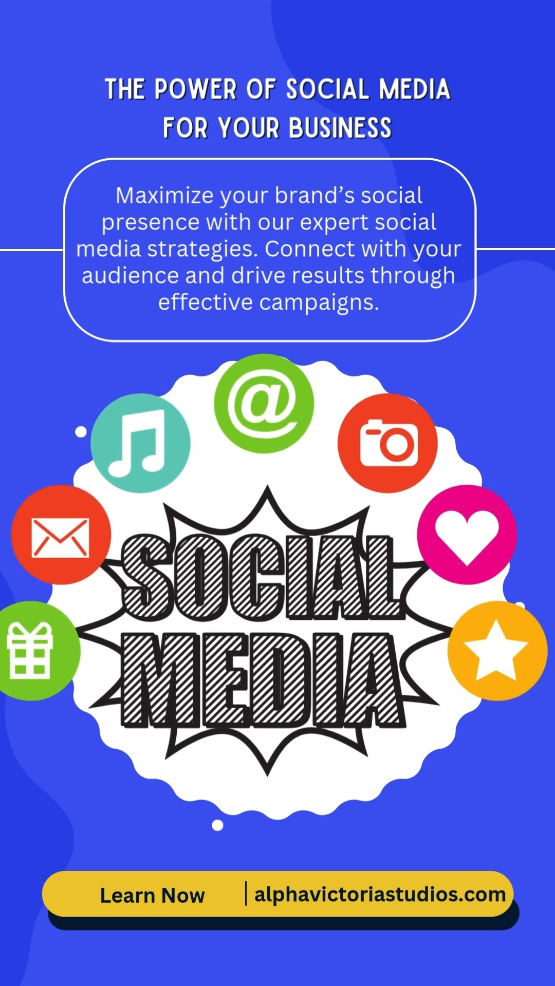 The Power of Social Media for Your Business || Maximize your brand’s social presence with our expert social media strategies. Connect with your audience and drive results through effective campaigns.
Visit :- https://www.alphavictoriastudios.com/
#SocialMediaStrategy #DigitalMarketing #BrandAwareness #AudienceEngagement #ContentCreation #AlphaVictoriaStudios #SocialMediaGrowth #BusinessGrowth #MarketingAgency #SocialMediaTips #MarketingSolutions #BrandPromotion #ContentMarketing #MarketingExpert