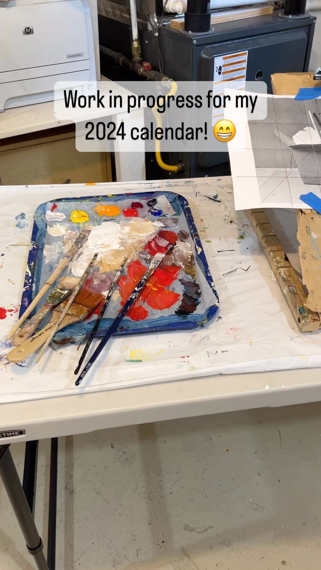 Work in progress for my 2024 Kitchen Tools and Recipes calendar!
Thank you to @carriemoorestudios5, @sidebysidewithmel , @momwhatsnextpdx , @lietag , @tylergeel_abstract , @grovez77 , @whitebirchdesignco for contributing!