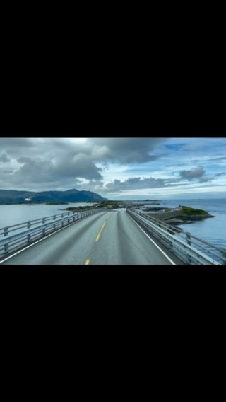 Driving the Atlantic Road Norway