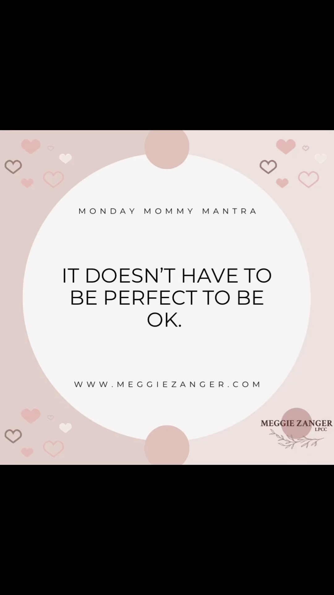 Monday Mommy Mantra:
“It doesn’t have to be perfect to be OK.”
Recite this when:
🤍You get the laundry washed but not folded.
🤍You feel like you’re not measuring up to unrealistic depictions of motherhood on social media.
🤍Your toddler ate snacks for dinner.
🤍You completed half of your 30 min workout because your baby woke up early from her nap.
🤍Today’s To-Do list has everything on it from yesterday’s To-Do list.
🤍You nourished your baby with formula and not breast milk.
…..add to this list! Share in the comments⬇️