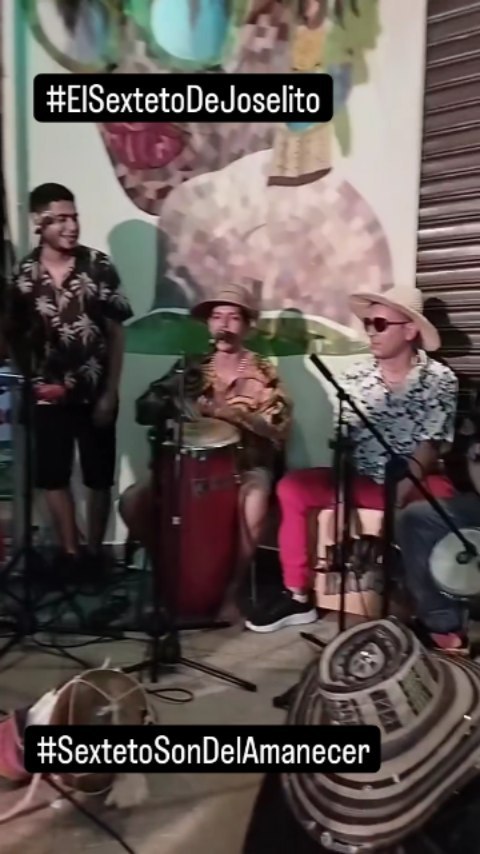 Noche de Sexteto en el Primer Aniversario del @eltumbaitomtr #marímbula