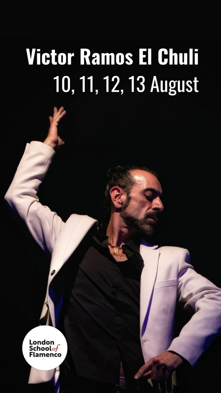 Announcing our London Intensive Summer Courses with Victor Ramos (El Chuli), Aurora Caraballo, Cristina Ortega and Geneviève LaTouche.
Our summer classes for August focus on Bata de Cola, Bulerías, Sevillanas and technique!
Find more information on our website: https://www.londonflamenco.com/