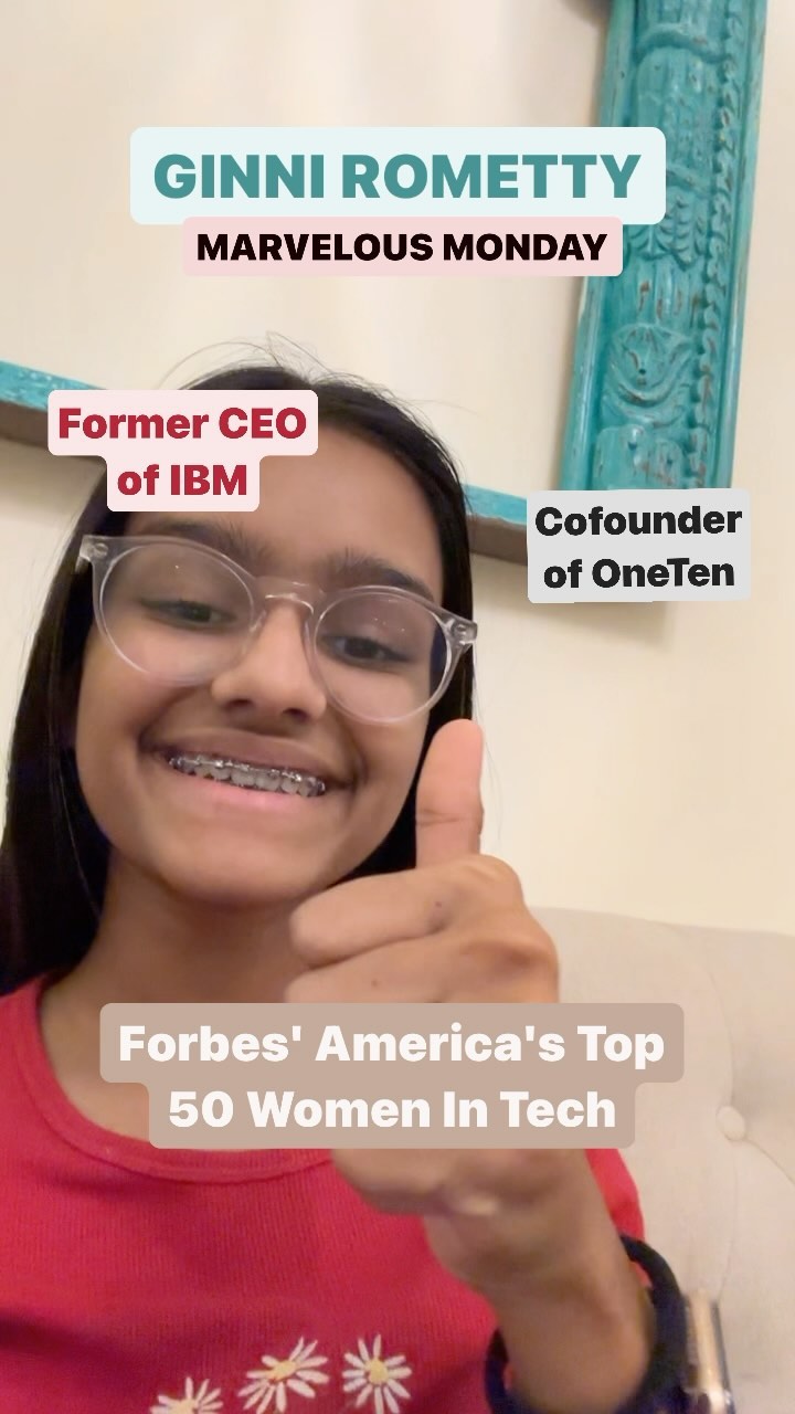 MARVELOUS MONDAY!!! Today is about the spectacular Ginni Rometty! Ginni Rometty, former IBM CEO, was recognized on Forbes’ list of powerful women in tech. She is a cofounder of oneTen, which aims to create a million jobs for Black Americans, addressing racial inequality through collaboration. Check out the reel to learn more!
#marvelousmonday #girlsdocode #ginnirometty #code #amazingwomenintech