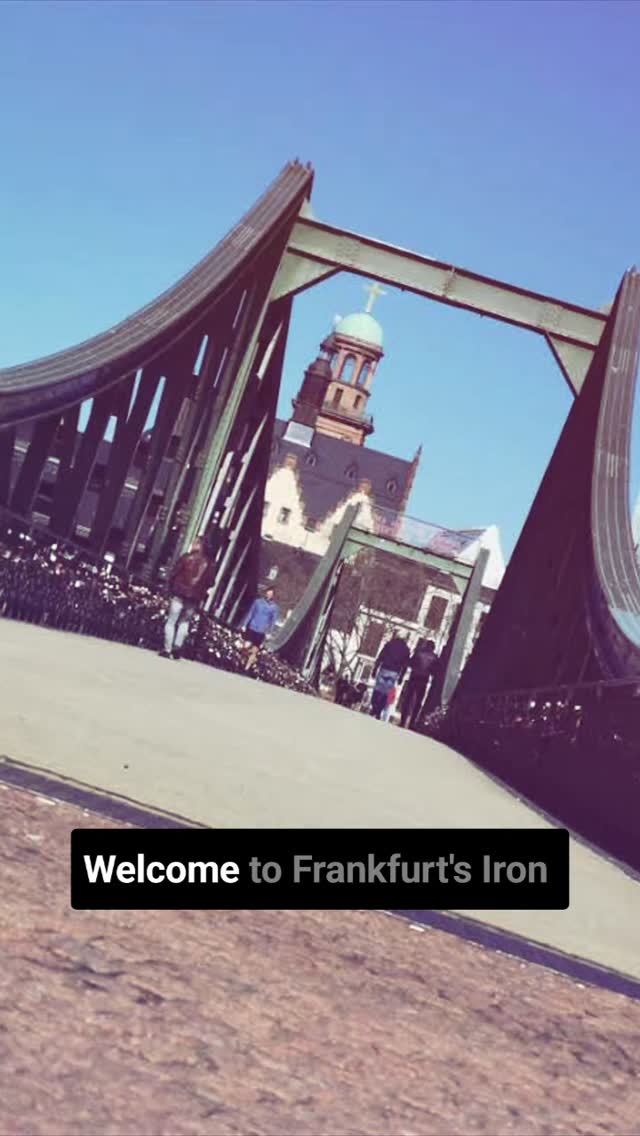 The Iron Bridge of Hearts - Frankfurt