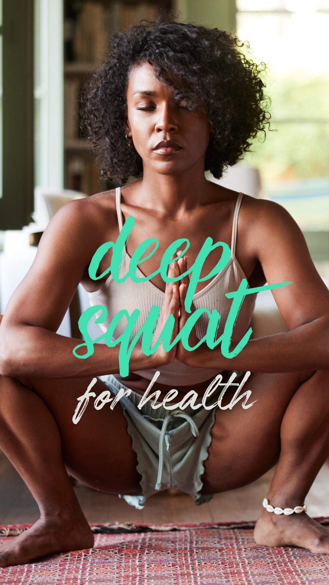 The deep Squat Sit can be hard at first but try holding on to a pole, a stable object or a resistance band tied to a stationery point.
Slowly, over weeks you will develop strength in your ankles, core, hips and leg muscle.
#deepsquat #malasana #mobilitytraining