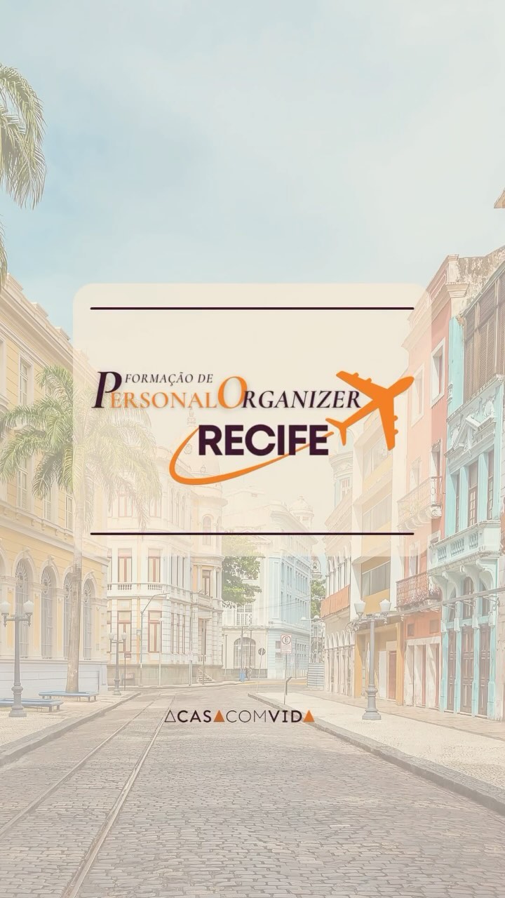 A Casa com Vida está levando ✈️ para Recife o curso de Formação de Personal Organizer com Ivana Portella. Aprenda a transformar sua vida através da organização e a iniciar uma carreira de sucesso. As aulas presenciais acontecerão nos dias 20 e 21 de julho.
Garanta sua vaga e comece sua jornada de mudança!
Para mais informações, nos chame no WhatsApp (21) 97532-3225.