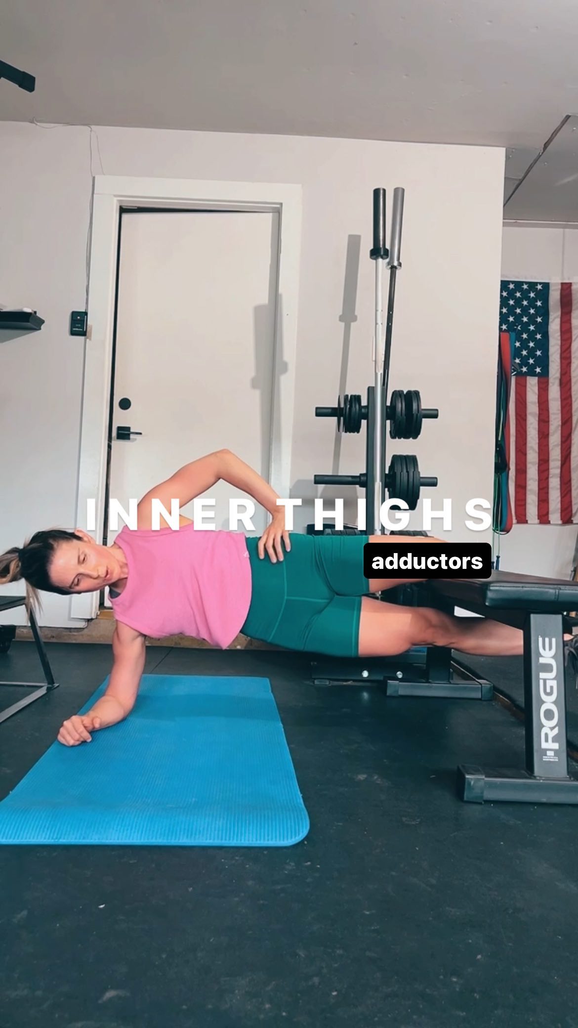 INNER THIGHS ⬆️
Copenhagen Planks are what these are called and MAN…they are a lot harder than they look!
These work your adductors + core and they are so good for overall hip stability.
Perform 8-10 lifts with a 15-30sec hold at the end. Extend that bottom leg for a greater challenge 🔥
SAVE for your next lower body workout!
.
.
.
.
.
#equippingstrength #dallasgym #homegym #liftweights #strengthtraining #fitmom #fitness #dallas #dallasblogger #strengthworkout #womenshealth #womensfitness #dallaspersonaltraining #dallasmom #momlife #barbelltraining #homeworkouts #fitpregnancy #postpartumfitness #momswholift #motherhood #strongmama #gluteworkout