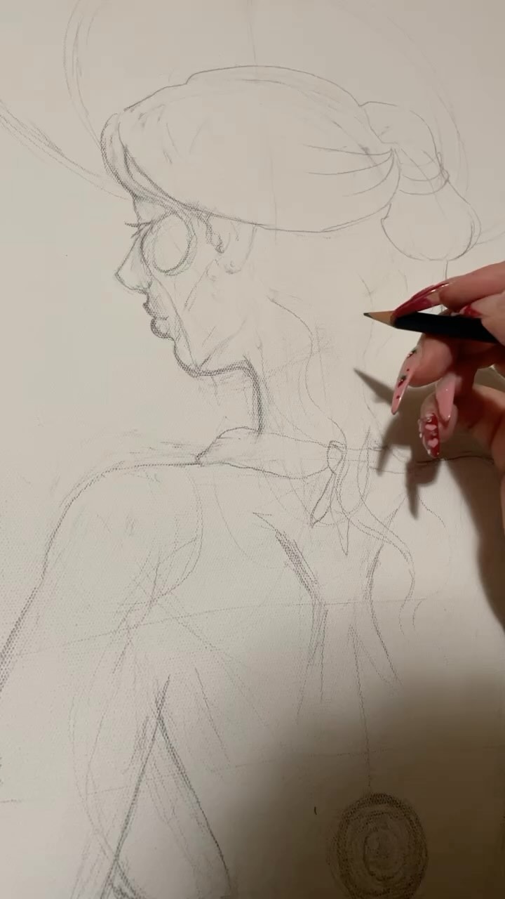 Sketching to prep for painting 🫶🏼in progress 🌸
#reel #artreel #artist #sketching #pencilsketch #artwork #woman #libra #heart #workinprogress #artinprocess #pencilart #canvas #drawing #sketchingart #handdrawn #womanartist #femaleartist #beautifulwomen