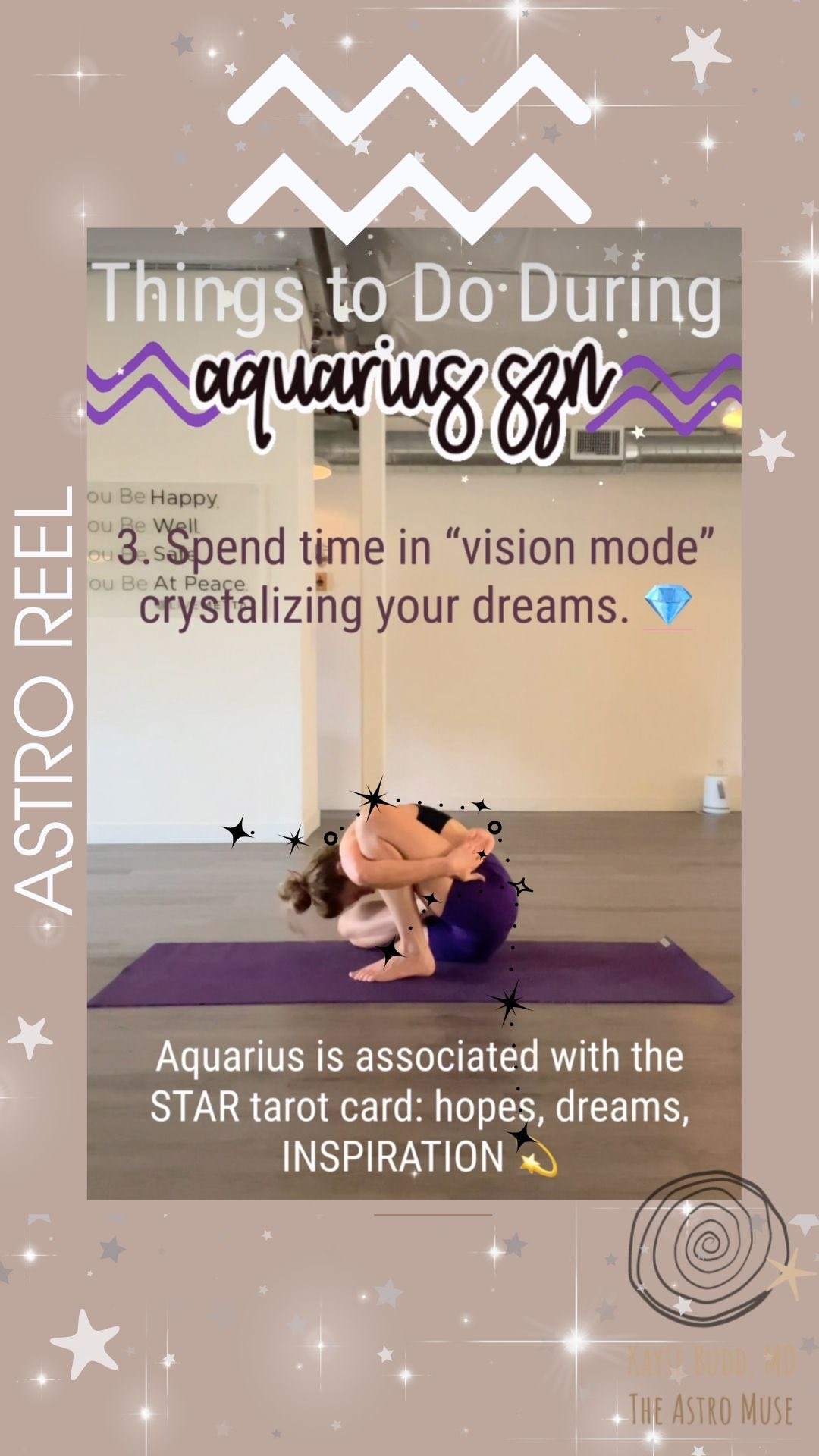Aquarius Season!! 🪐👩🎤👽🦄
.
Embrace your unique self!!! Stand for something. Expand for something.
.
Aquarius season is a great time to work on change, esp at community/government/system levels. See something that could use improvement? Don’t just sit there!
.
Aquarius is the way-shower, and while most Aquarian impulses are so far ahead of the crowd they cannot necessarily be implemented in their totality, Aquarian ideas CAN make a difference. They nudge society or a group of people or a business or an organization along a helpful line of progressive evolution.
Regardless of your (sun) sign, Aquarius is a time for thinking big, pondering your dreams, trying to make things better (for yourself and others). This is a season for GETTING INSPIRED and being that shooting star.
.
✨✨✨✨✨✨💫✨✨✨✨✨✨✨💫✨✨✨✨
.
There’s more for you!!!
.
This is the season to explore what that MORE is!!
.
📕 Journal This: What is missing in your life? In your way of serving the world? Do you feel fulfilled? Are you honing in on your purpose? Are you making the impact you truly wish to make?
.
I have strong Uranus energy (ruling planet of Aquarius) in my chart (it is conjunct my sun!), so I feel at home in Aquarius season and love to help people tap into the expansive, quirky, progressive, curious, inspired, change-making energy of this season!!
.
👉 Check my link for a Purpose-Finding ebook with lots of workbook-style exercises or DM me for a private session!
.
Happy birthday to all the Aquarians!
#astroreel #aquariusseason #astrology #astrología #marichyasanab #marichyasanac #yogaeveryday