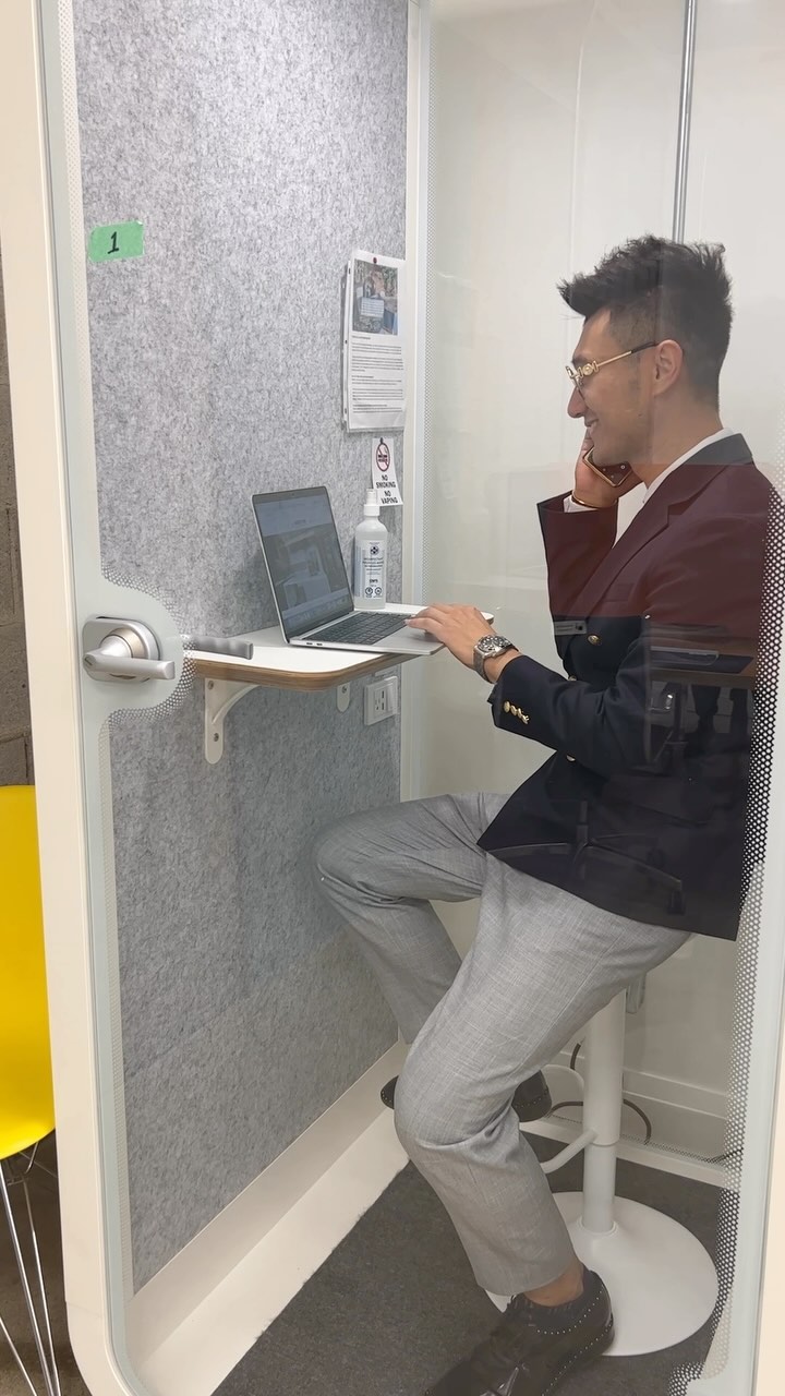 Coworking phone booths @thevillagehivecoworking 📞