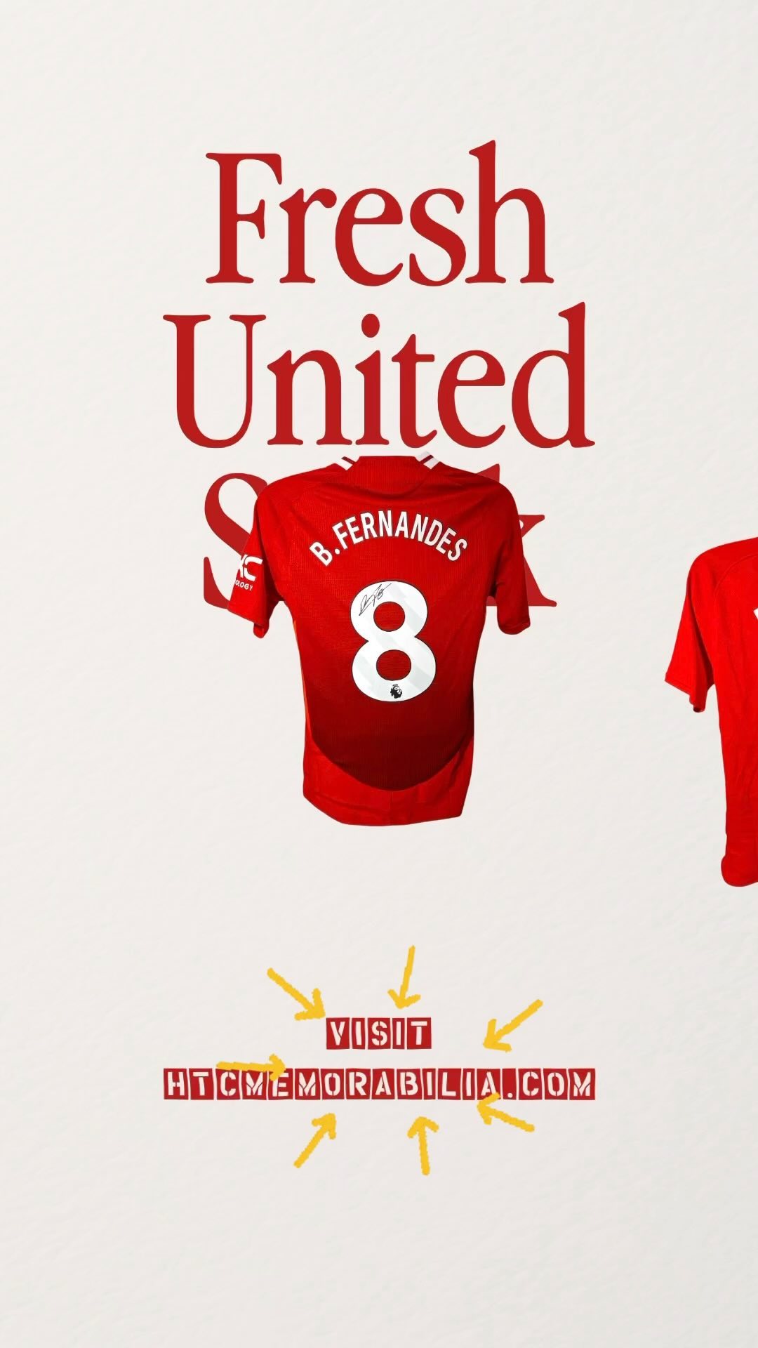 Are you a Manchester United fan 🤷🏼♂️
Well if you are we have many signed shirts that might be for you . Visit htcmemorabilia.com for a cheeky browse .
Add code SOCIAL for 10% off your purchase
#instadaily #footballmemorabilia #photography #reelitfeelit #classicfootballshirts #instagood #mainoo #beckham