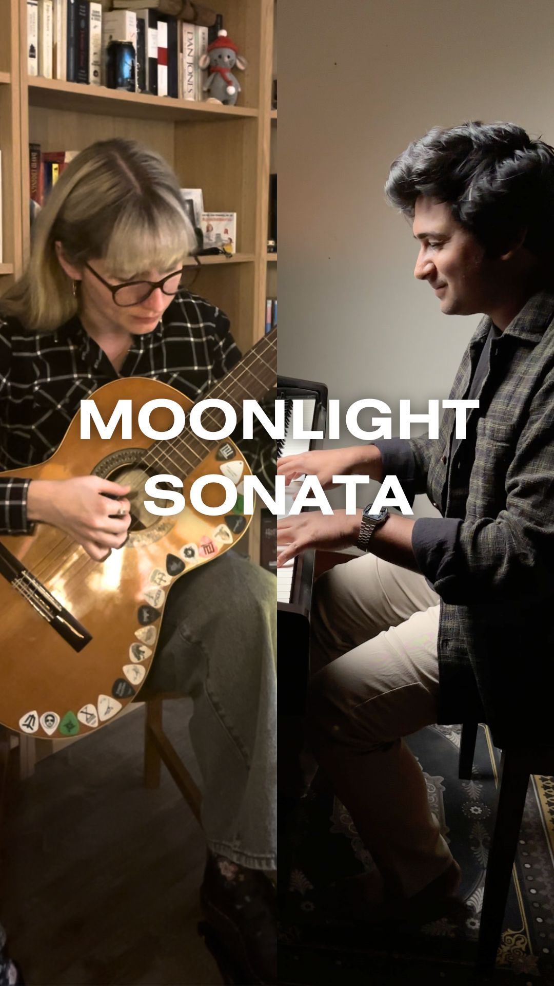 Duetting the iconic Beethovenās Moonlight Sonata Movt. 1 with my dear friend @yana_naxton on the guitars šø
#piano #guitar #beethoven