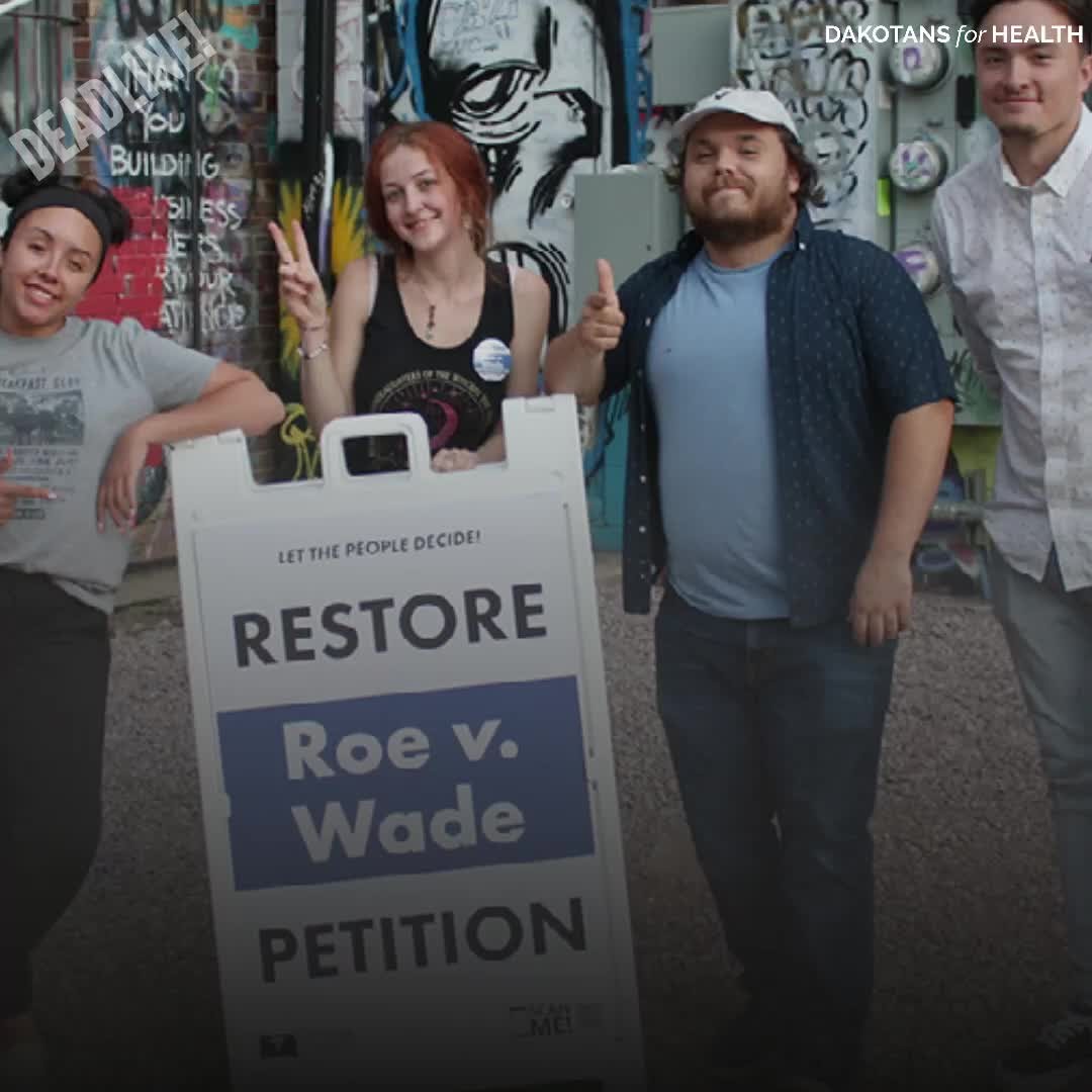 Don't let extreme anti-choice protesters win! 🛑 Join us Saturday, September 30th to ensure our Roe v. Wade petition gets the signatures it needs to hit the ballot. Bring your signed petitions and grab some fresh ones to circulate. Let’s restore choice in South Dakota!