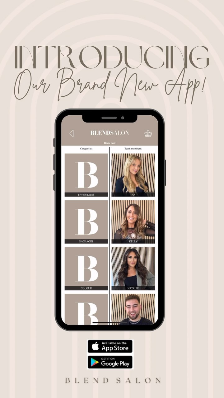 Introducing our BRAND NEW salon app, your one stop shop for Blend Salon:
⭐️Create your own profile
⭐️Browse our services
⭐️Book appointments
⭐️Choose your stylist
⭐️View your future bookings and past bookings
To Download:
1️⃣Go to the App Store on your Apple Device or Google Play on an Android Device to download
2️⃣ Create your profile
3️⃣ It’s that simple!!!
#derbysalon #blendsalon #hairdressers #hair #hairsalon #hairdresser #haircut #hairstylist #hairstyle #hairdressing #hairstyles #balayage #hairgoals #haircolor #hairfashion #modernsalon #beauty #hairdressermagic #hairdo #haireducation #hairdresserlife #instahair #hairideas #haircolour #hairstylists #salon #haircare #haireducator