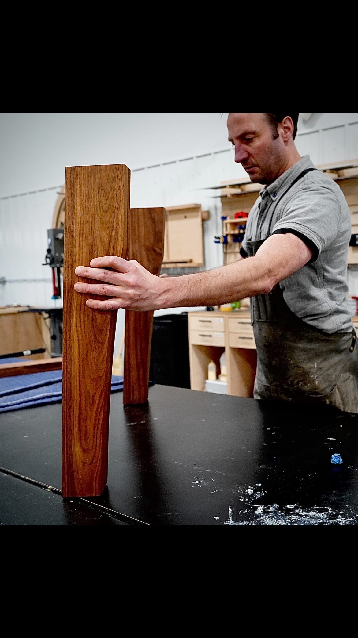 Process through design and preparation leads to a quality product. Here I am dry fitting these legs for a new commission.
Very excited about this piece. More to follow.
.
.
.
.
.
.
#bradfordmackaydesigns
#dryfit
#process
#design
#drawing
#woodworking
#design
#interiors
#montanamade
#furniture
#style
#handcrafted
#contemporary
#finecraft
#commisions