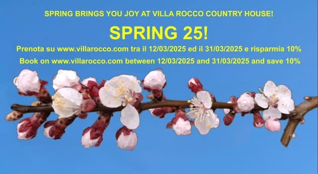 Offerta speciale per festeggiare l'inizio della primavera.
📍Strada Rosignano 11, Ozzano Monferrato AL
15039
⌨️ website- villarocco.com
📧Email- 11villarocco@gmail.com
📱telephone-+39 345 584 9222
🌏whatsApp-+39 345 584 9222
#spring #placestostay #Monferrato #monferratotourist #monferratounesco #italia