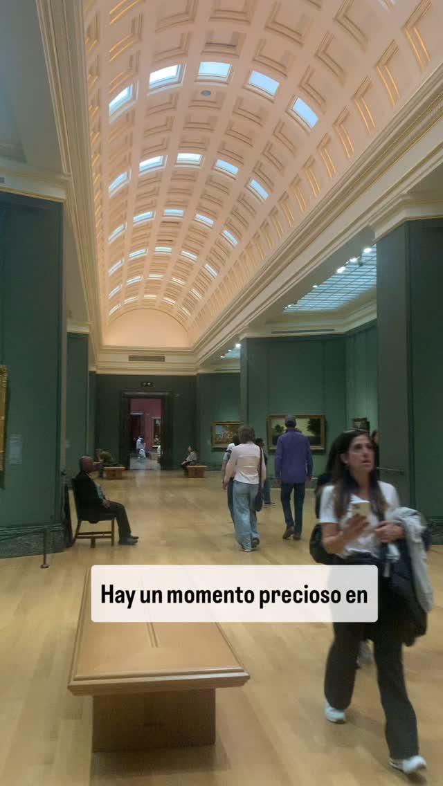 El final del día en la @nationalgallery