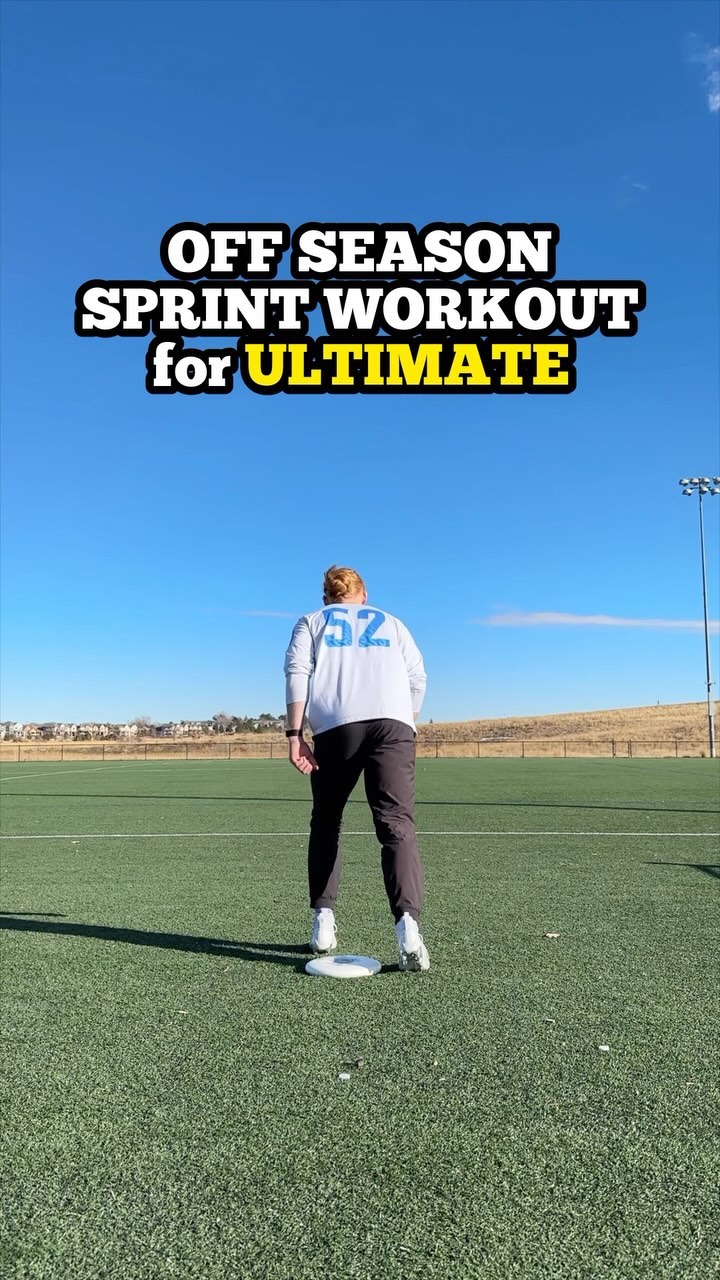 Off season sprint workout:
Your sprint workouts during the off season should have a heavy emphasis on generating a lot of force/speed.
These clock sprints allow you to simplify your workout while challenging your ability to start from different stances/directions.
Later on, we’ll introduce different starting positions or cutting angles to make things more complex.
Go do this 1-2x/week 🤙🏼
📥 DM me for online coaching info
🥏 Ultimate Performance Training program can be found in the link in my bio. Sign up for a 7-day free trial!
#training #fitness #workout #strength #power #speed #strengthtraining #strengthandconditioning #ultimate #ultimatefrisbee #frisbee #audl #pul #wul #usaultimate #usua #personaltrainer #denver #colorado