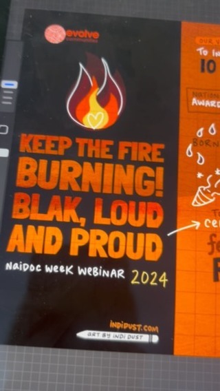 Live drawing for NAIDOC week at a yarning circle webinar for @evolvecommunities - allyship shows up in so many ways, for me I get to capture the essence of these events so they can be shared beyond the day. Today we had 600+ people tuning in which is incredibly heartwarming to see. Check out Evolves page for lots of resources, events and inspiration. #naidoc2024 #blakloudproud #visualstorytelling #graphicrecording #indidust