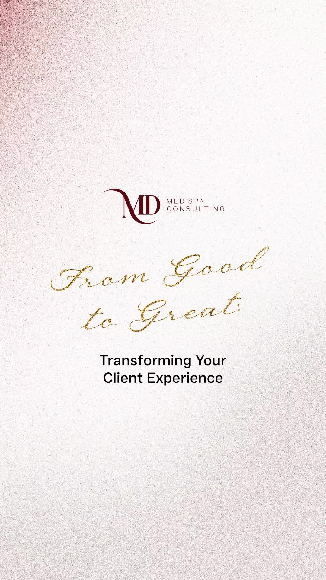 Exceptional client experiences aren’t optional—they’re the foundation of a thriving aesthetic practice.
We believe that transforming your client experience starts with understanding the heart of your practice. Transform your practice into a benchmark of excellence with our professional Business Assessment —one happy client at a time!